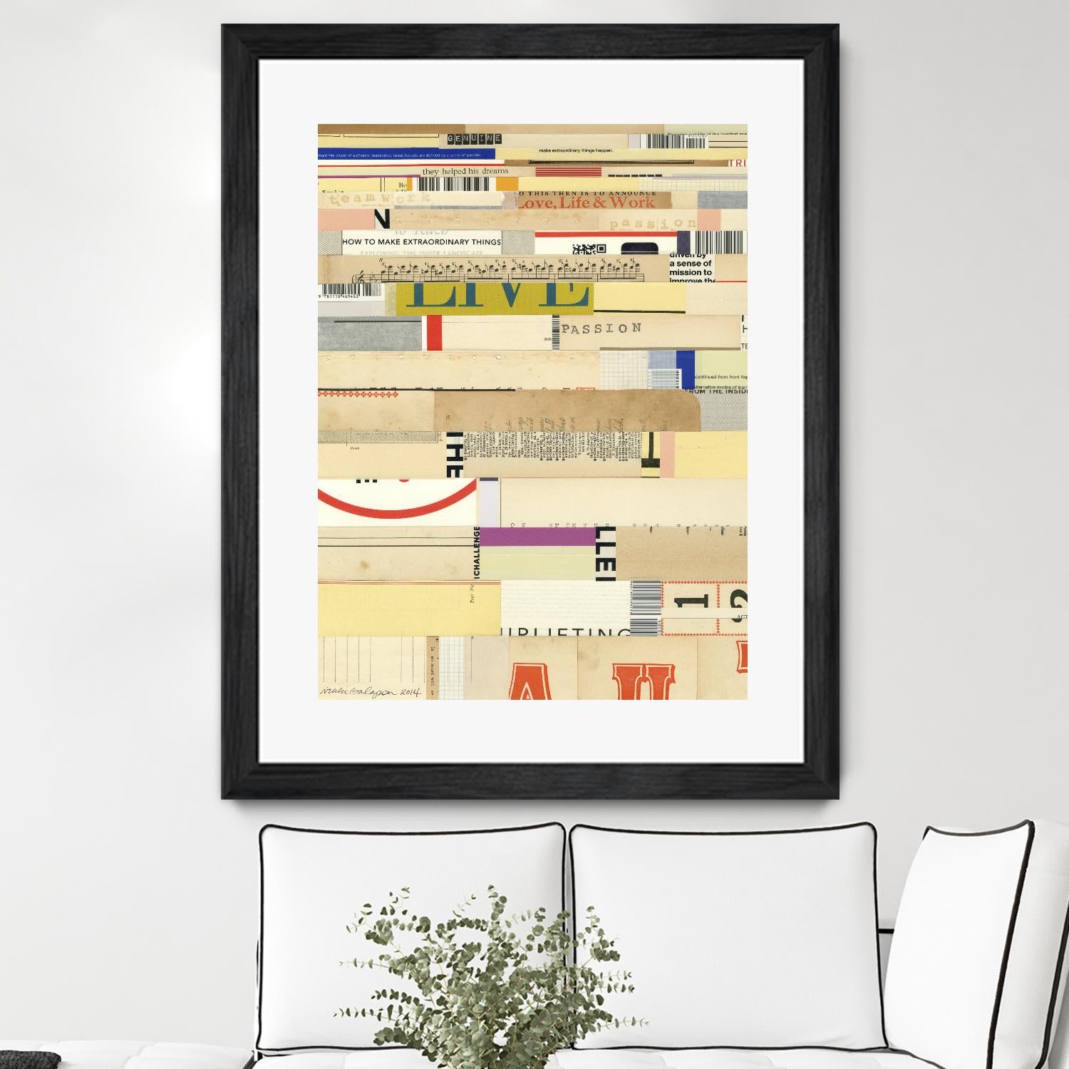 True II by Nikki Galapon on GIANT ART - yellow abstract