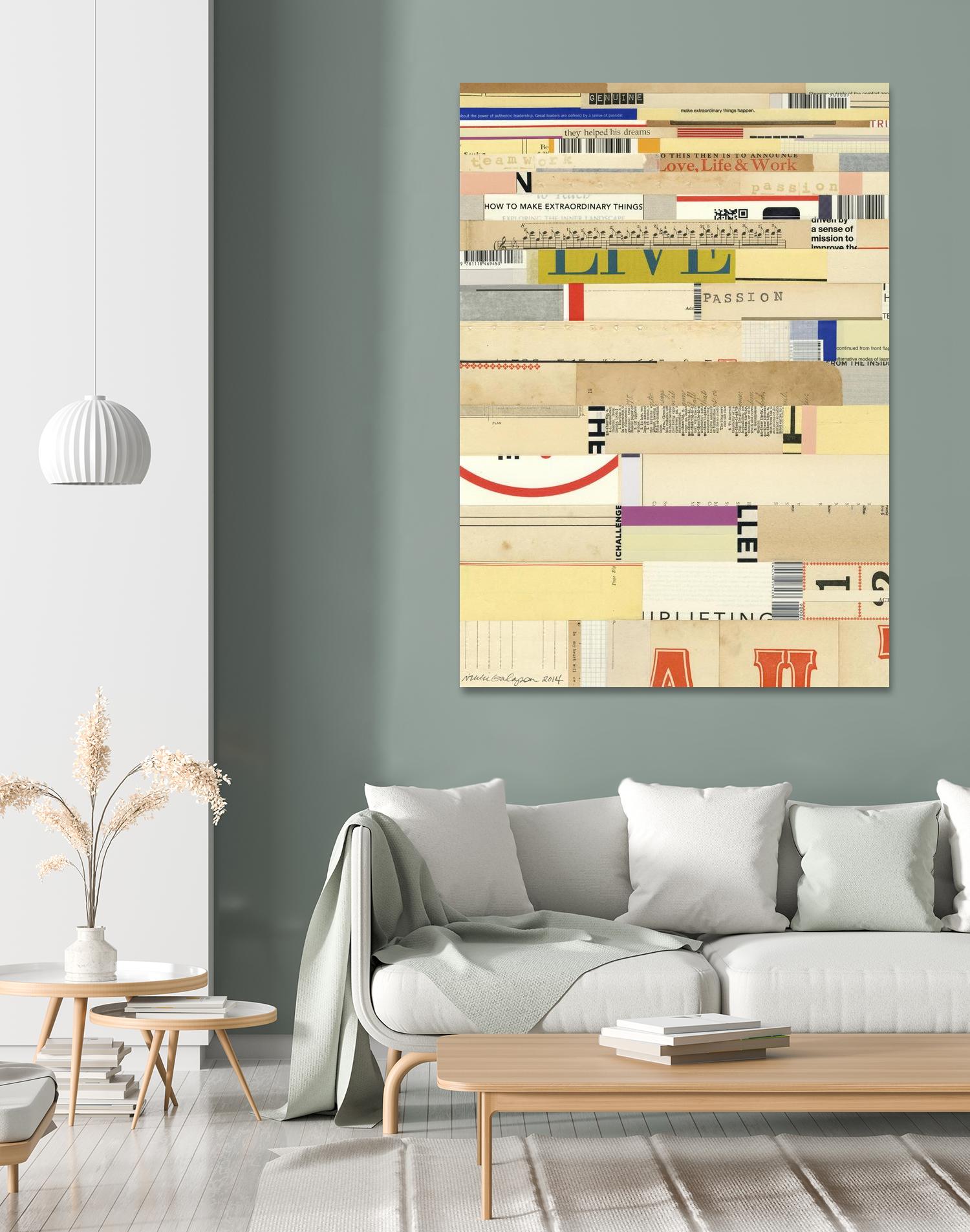 True II by Nikki Galapon on GIANT ART - yellow abstract