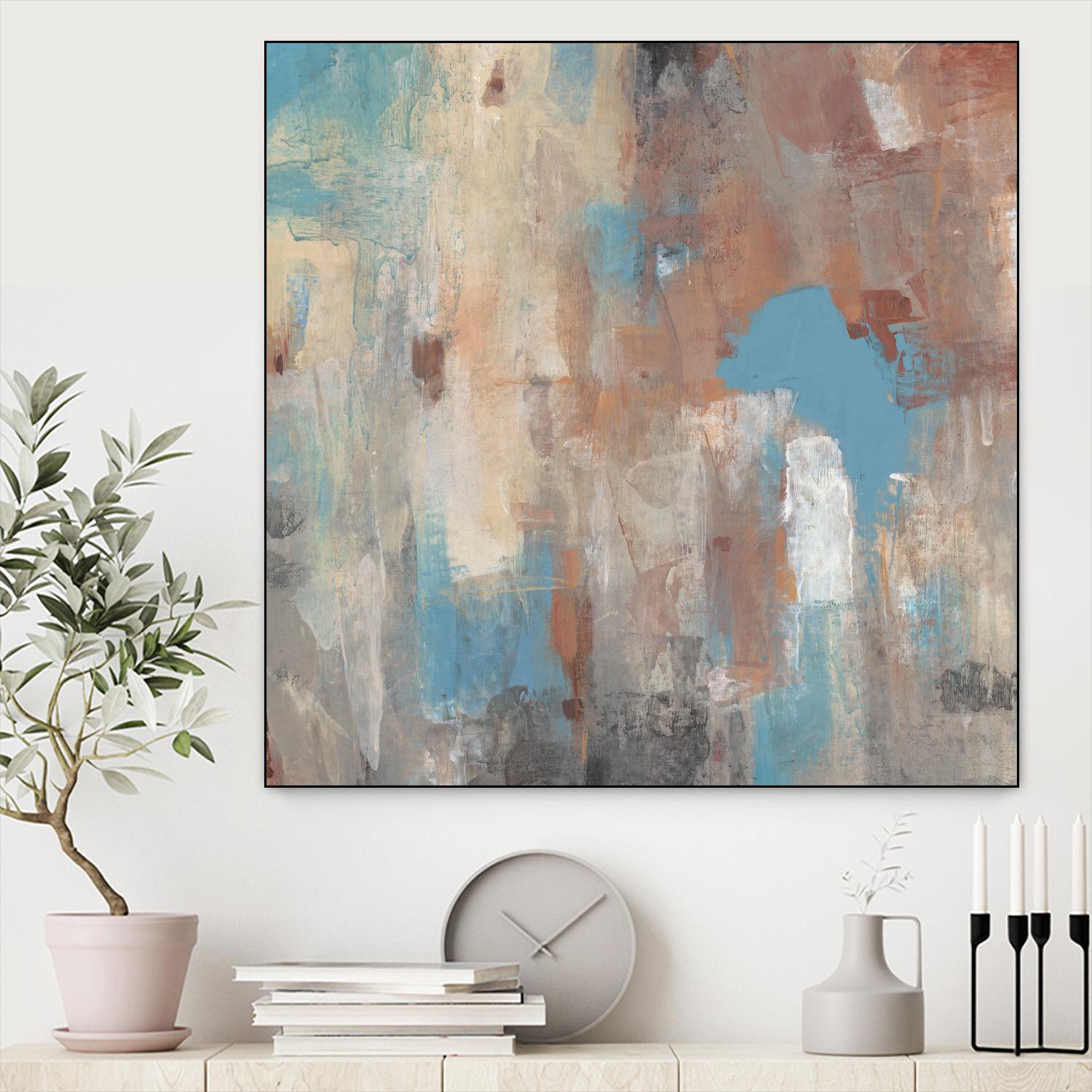 Out of Focus II by Tim OToole on GIANT ART - brown abstract