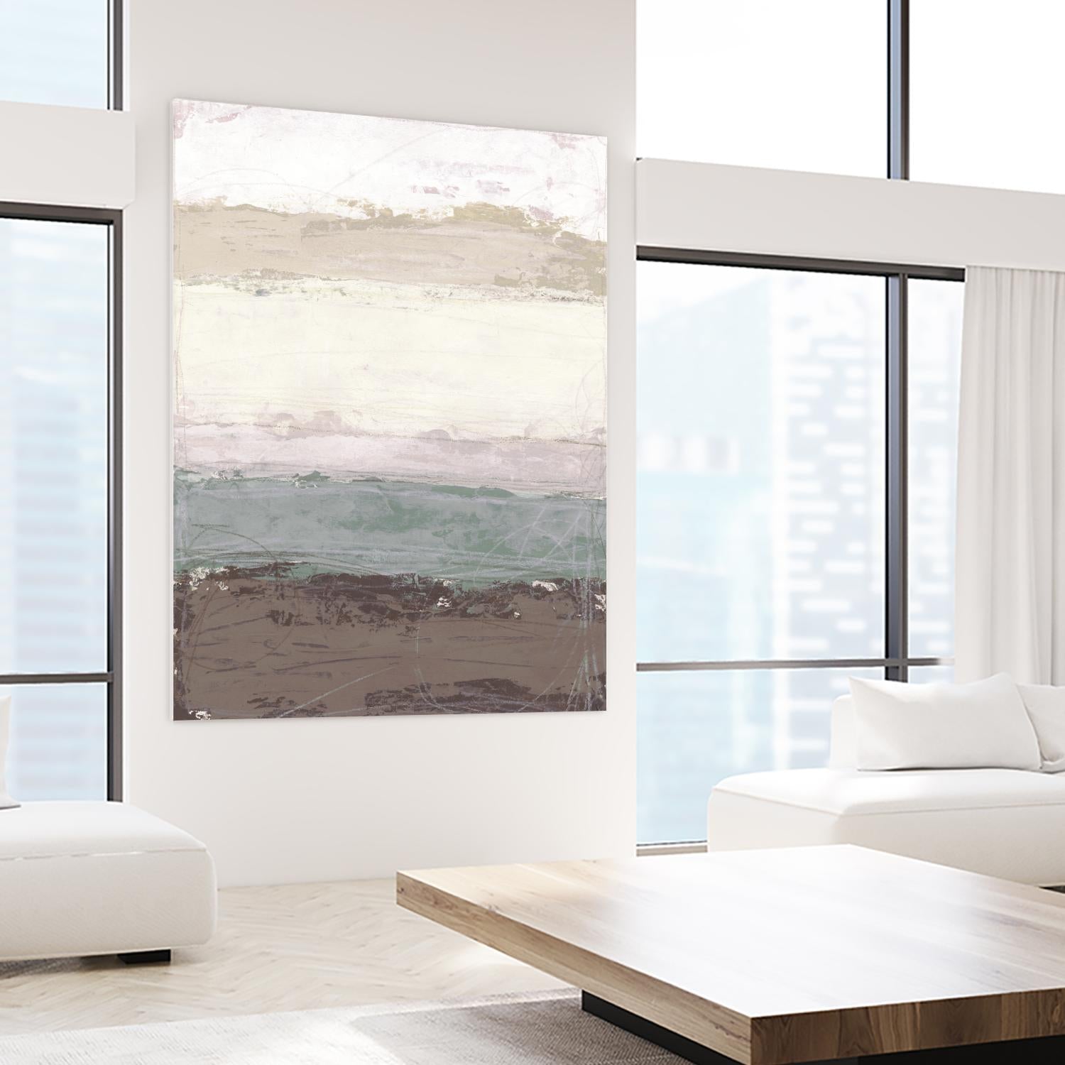 Strata Horizon I by June Erica Vess on GIANT ART - brown abstract