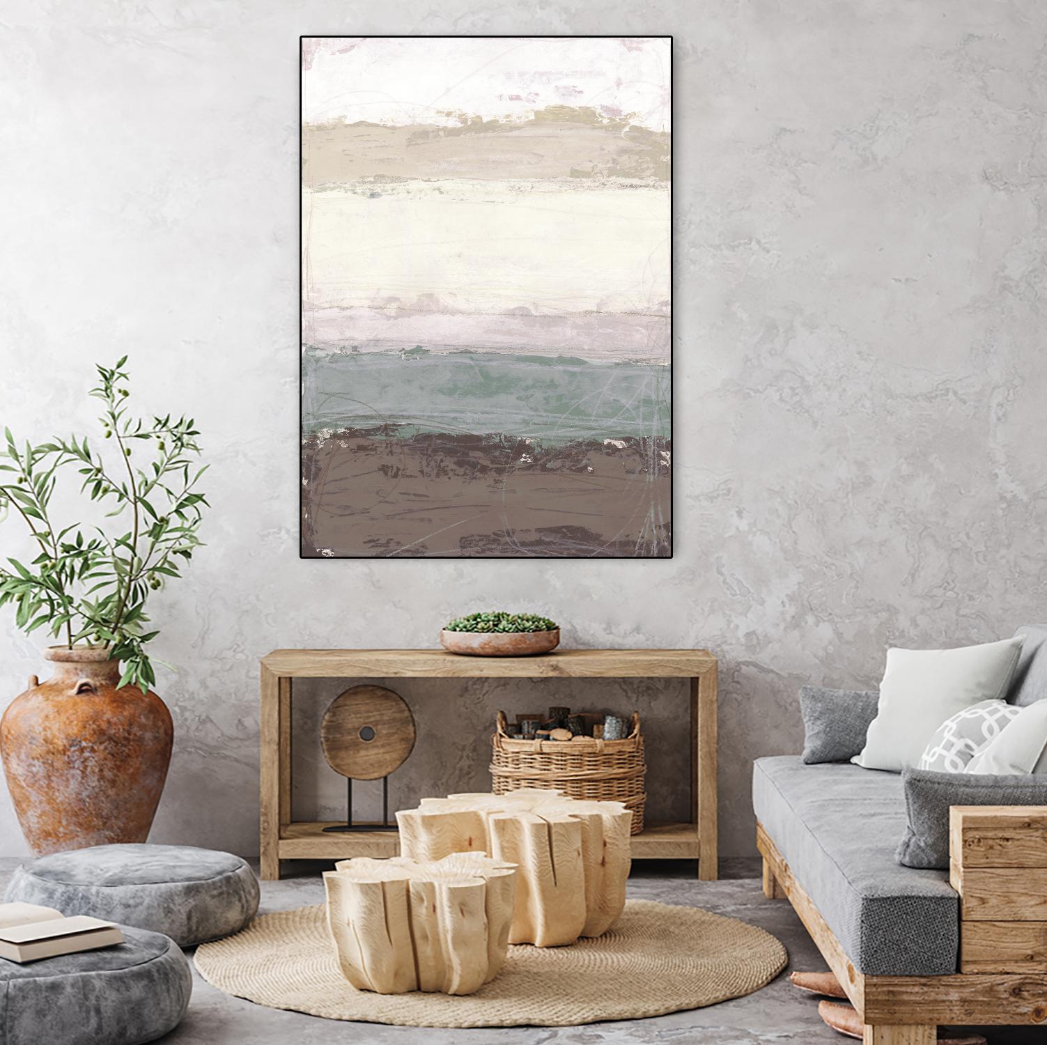 Strata Horizon I by June Erica Vess on GIANT ART - brown abstract