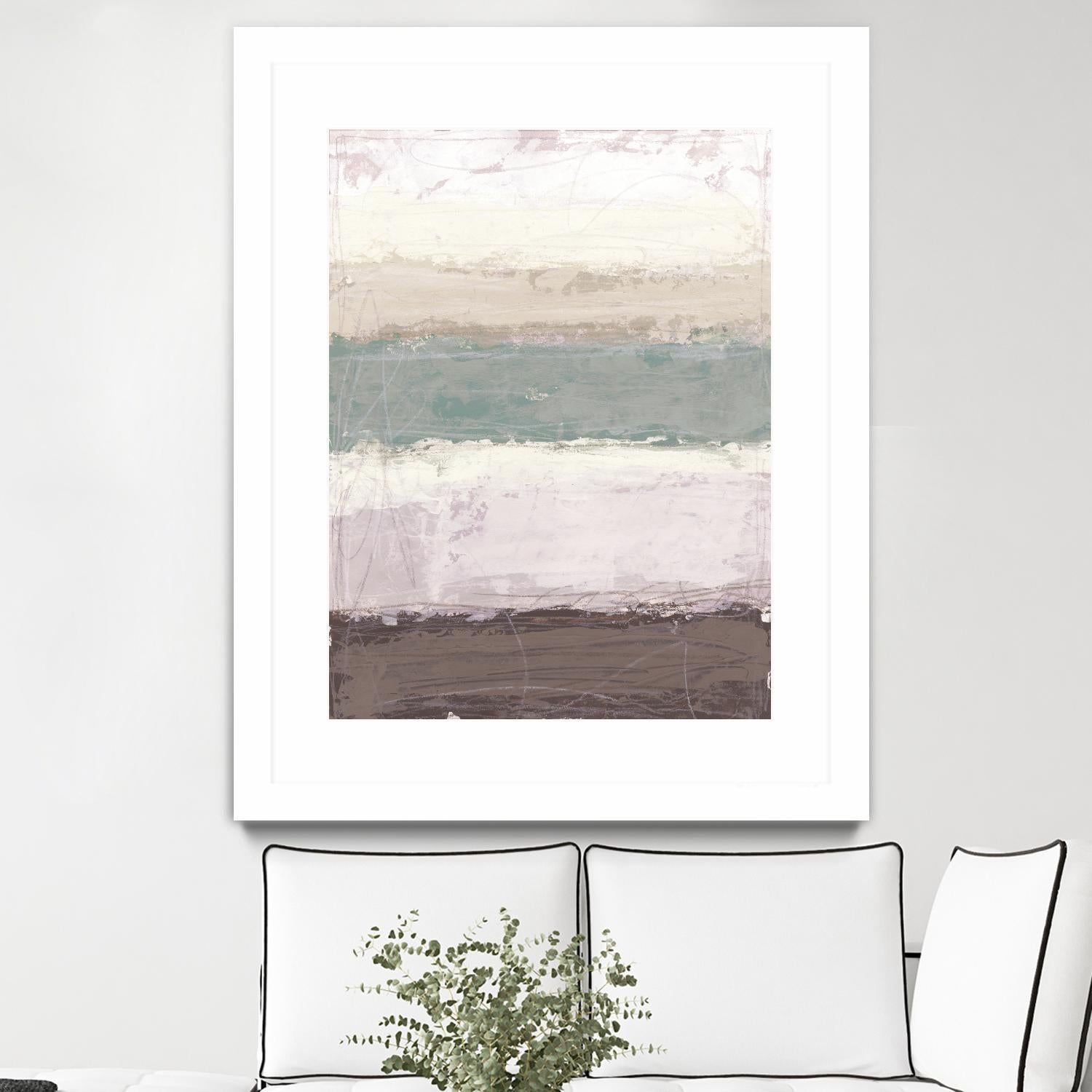 Strata Horizon II by June Erica Vess on GIANT ART - brown abstract