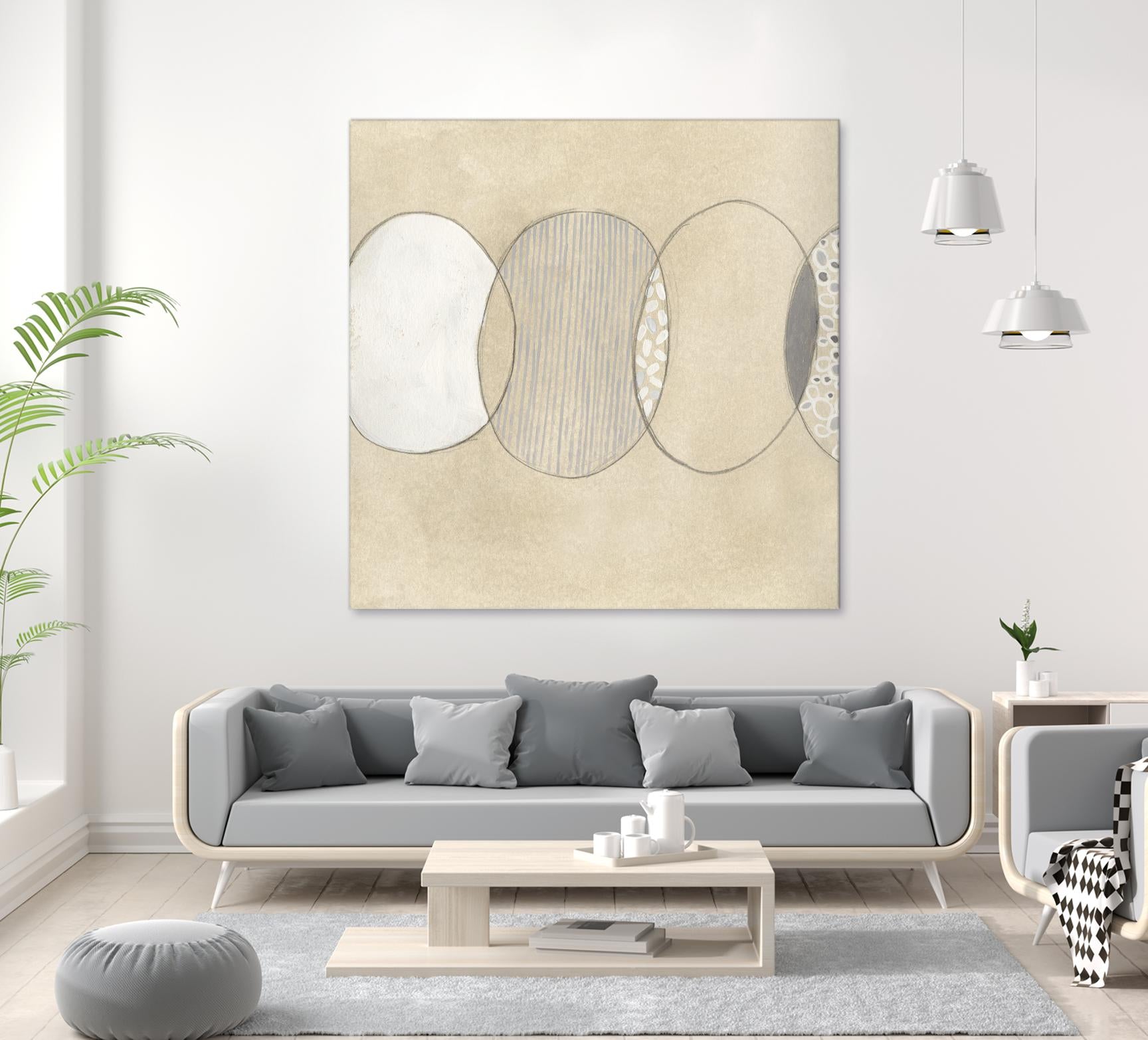 Cellular Division I by June Erica Vess on GIANT ART - brown abstract