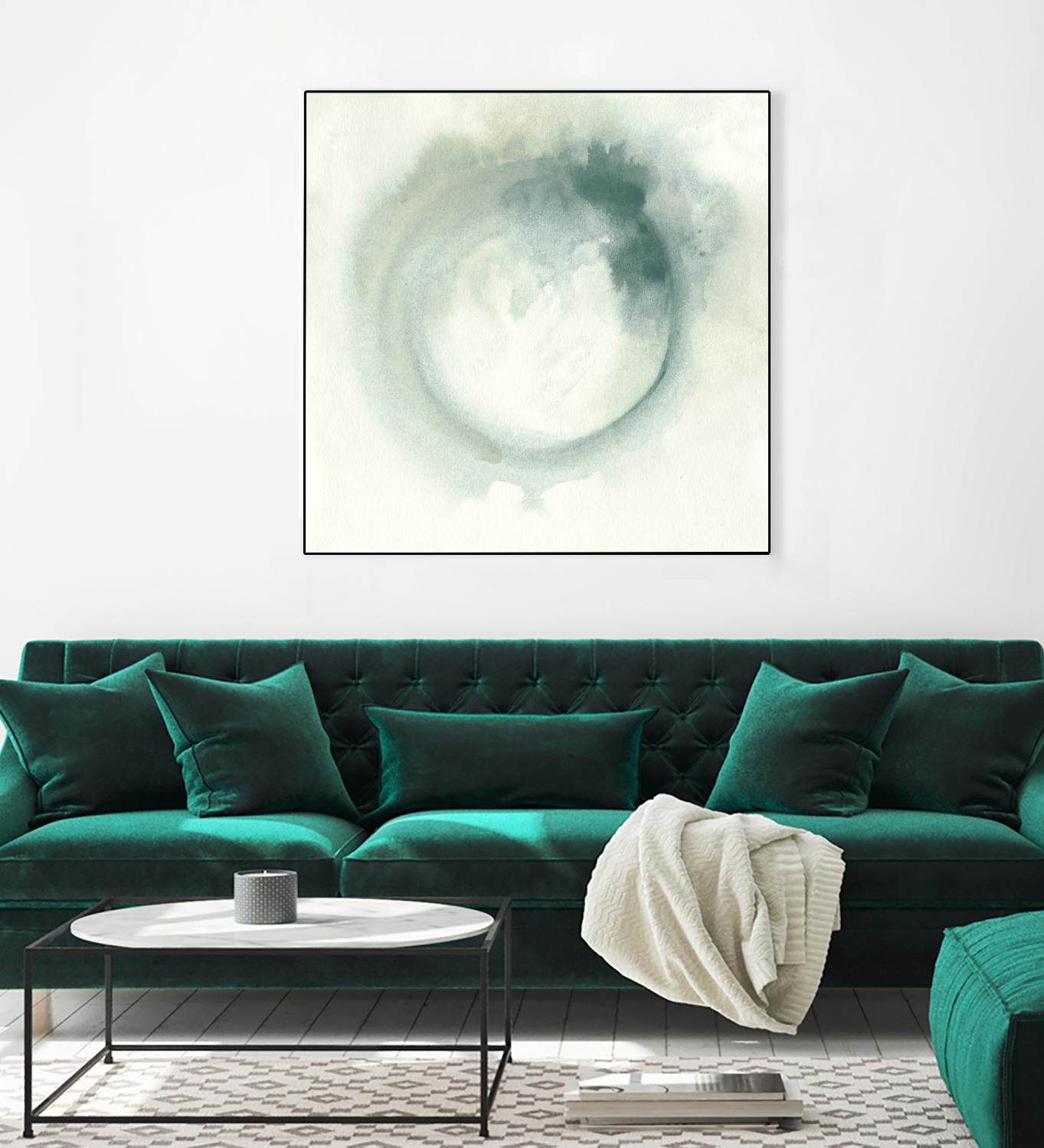 Nimbus I by June Erica Vess on GIANT ART - green abstract