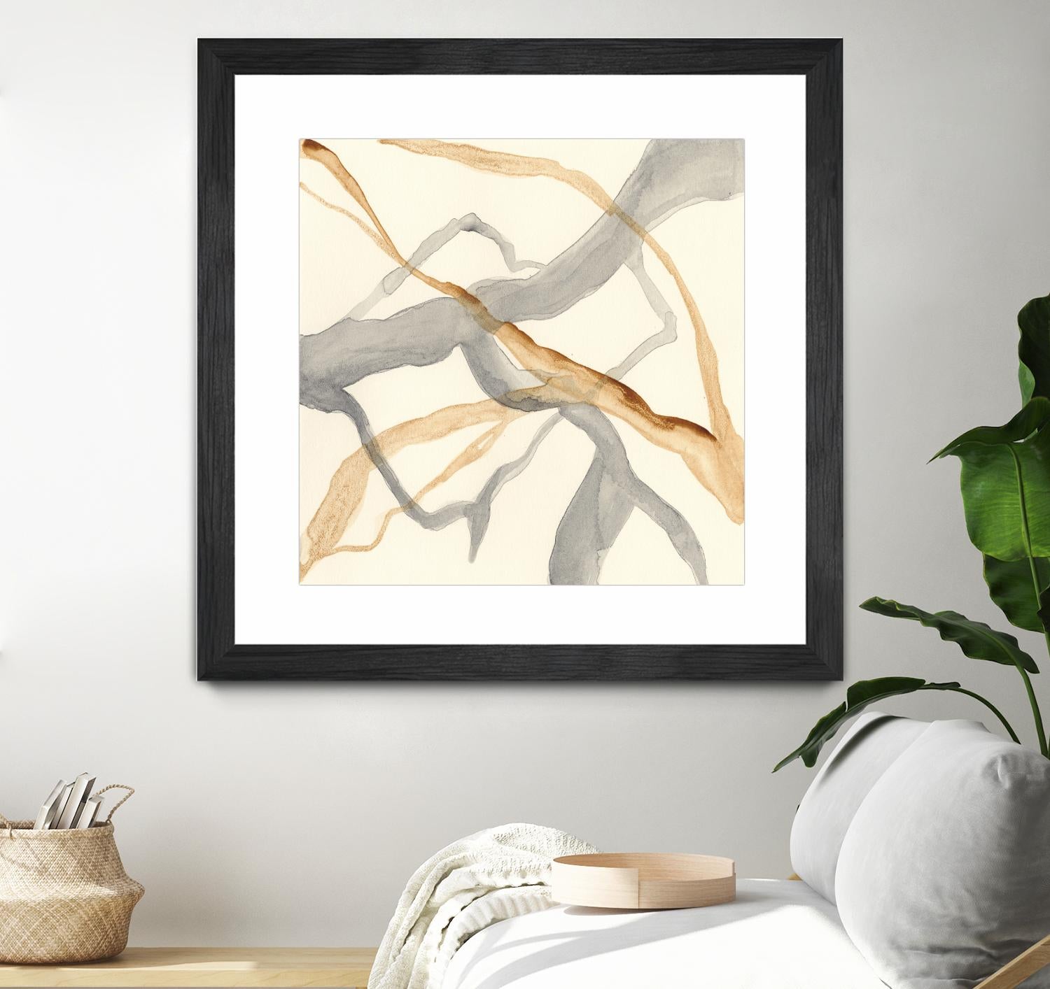 Rivulets II by Ren�e W. Stramel on GIANT ART - brown abstract