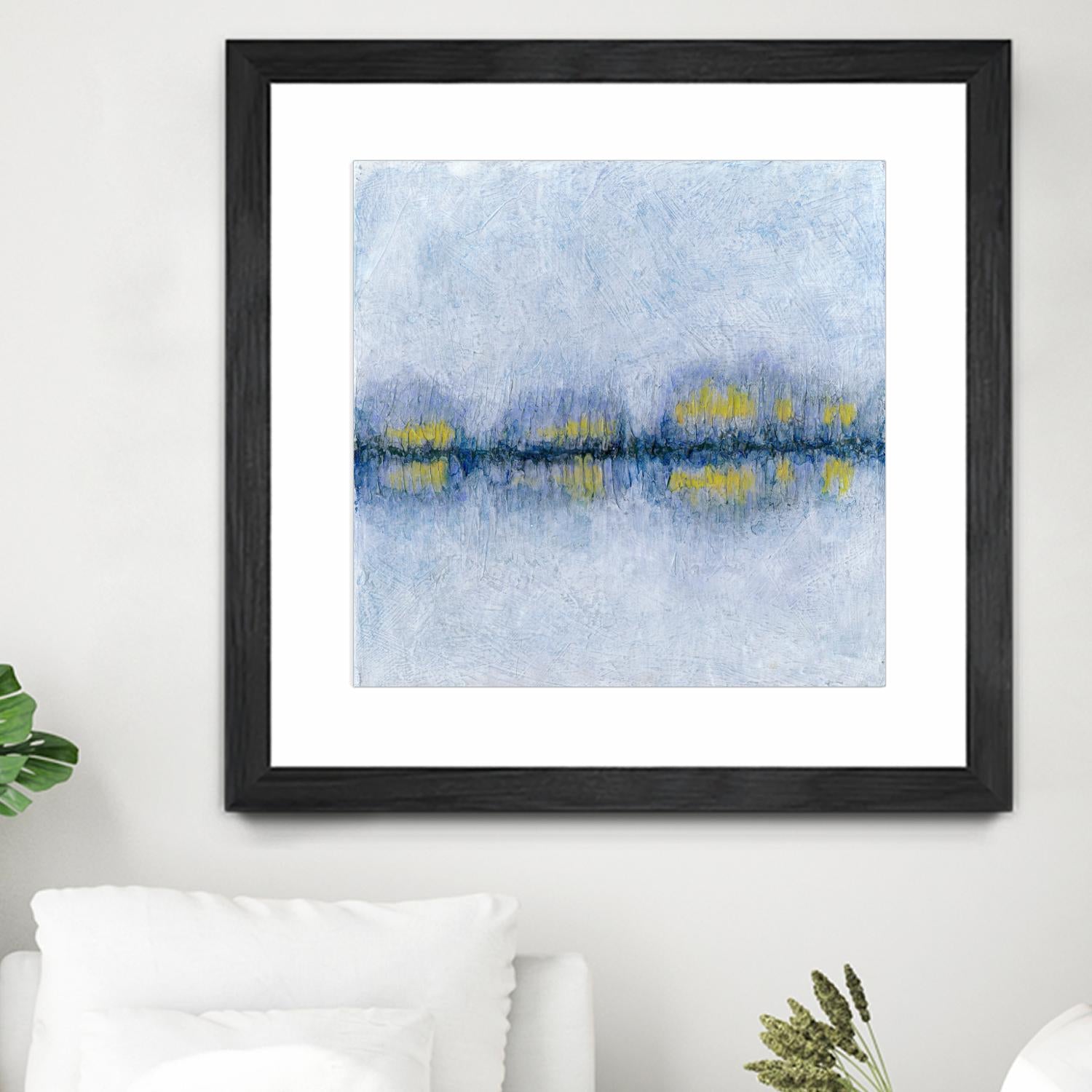 Across the Way II by Ren�e W. Stramel on GIANT ART - blue abstract