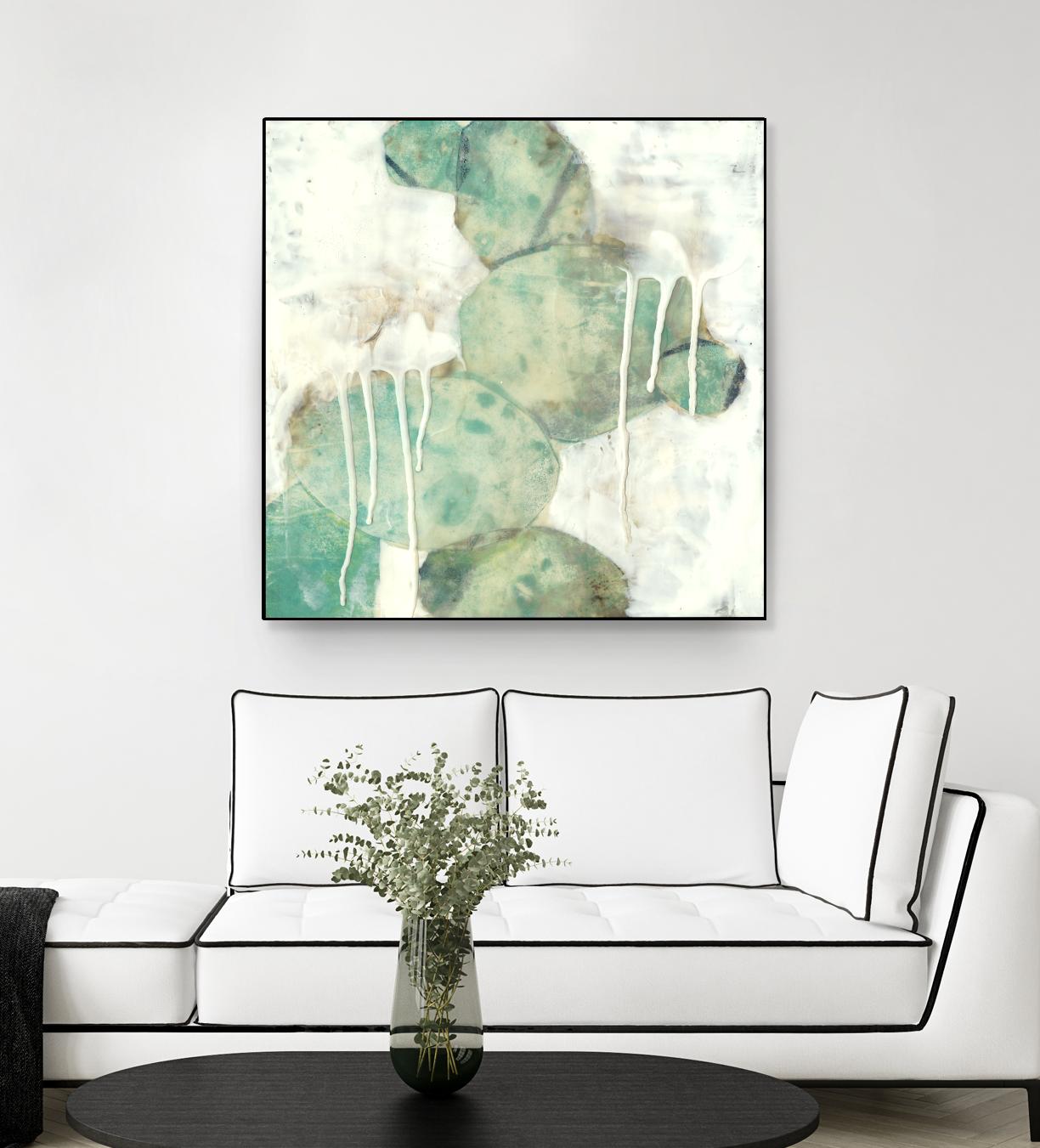 Riverbed I by Jennifer Goldberger on GIANT ART - green abstract