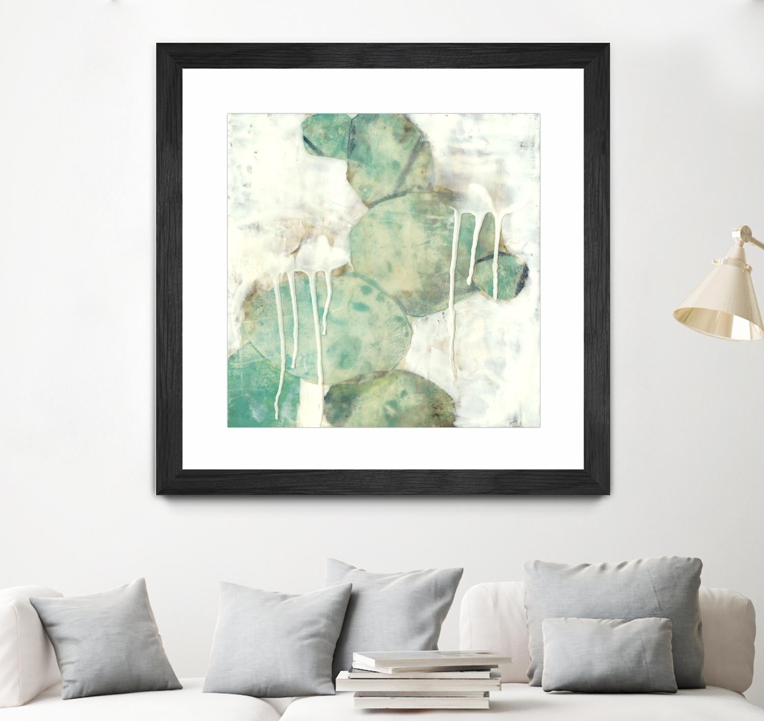 Riverbed I by Jennifer Goldberger on GIANT ART - green abstract