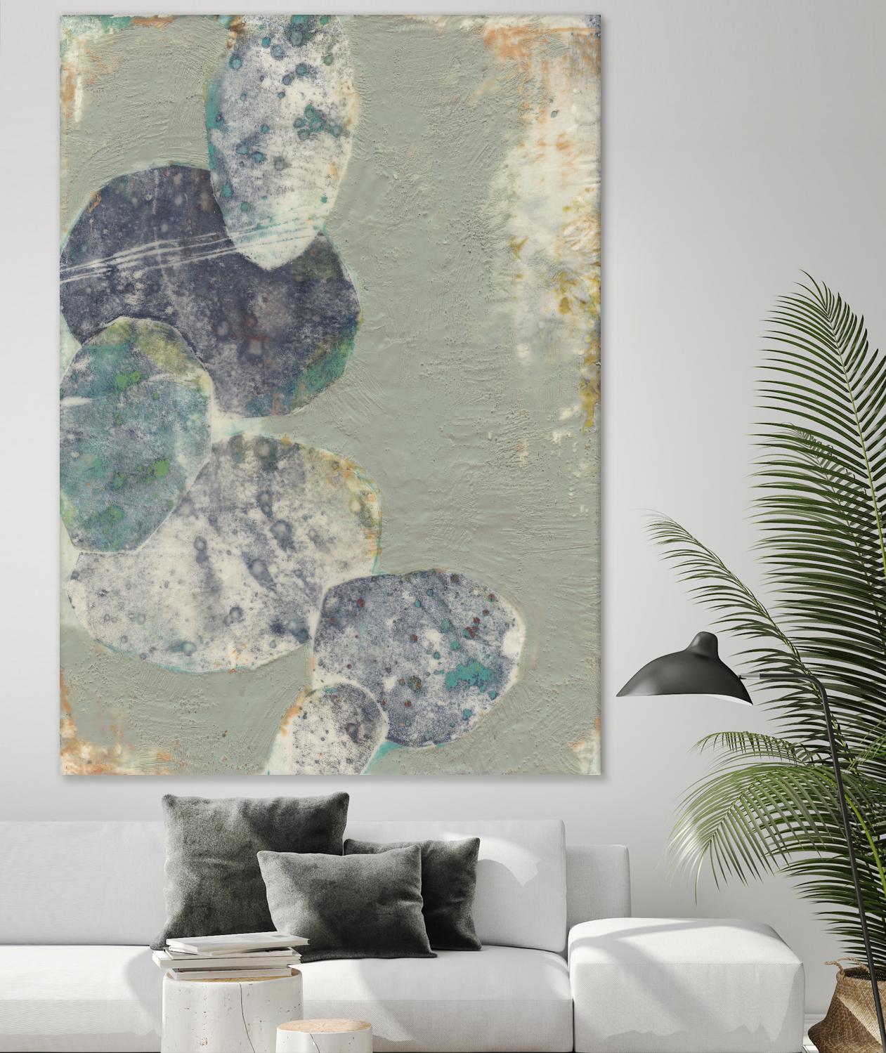 Rock Formations II by Jennifer Goldberger on GIANT ART - green abstract