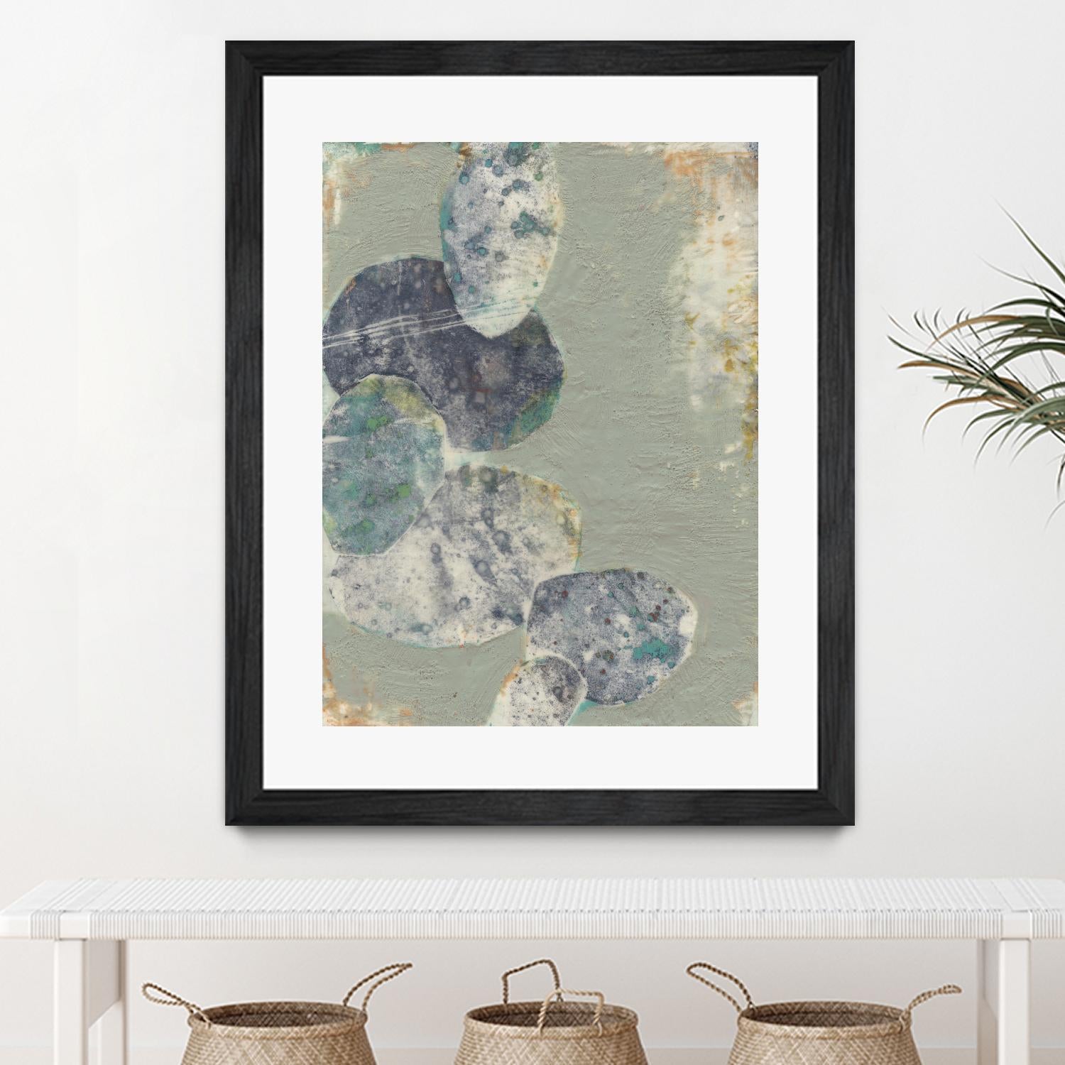 Rock Formations II by Jennifer Goldberger on GIANT ART - green abstract