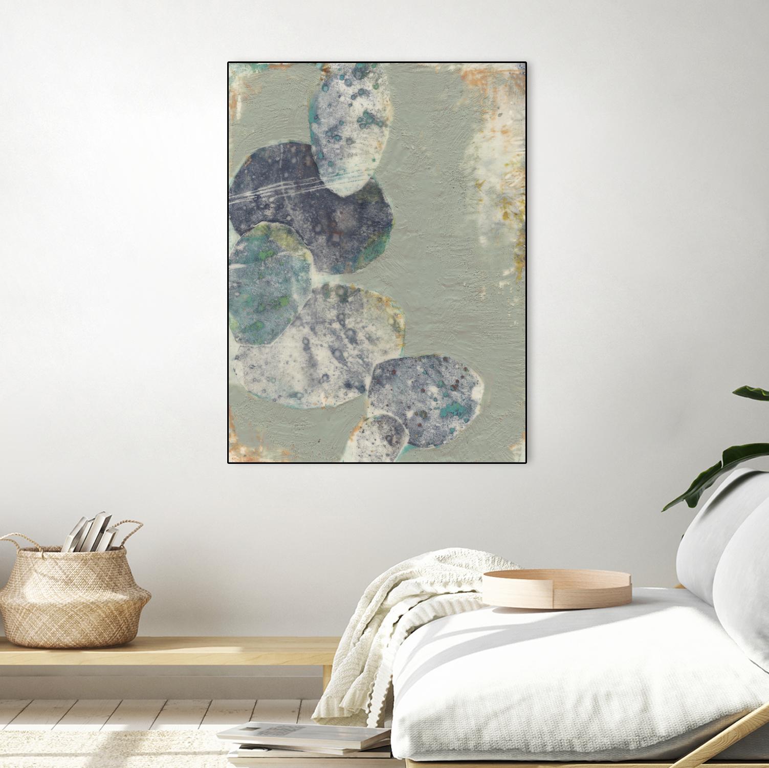 Rock Formations II by Jennifer Goldberger on GIANT ART - green abstract