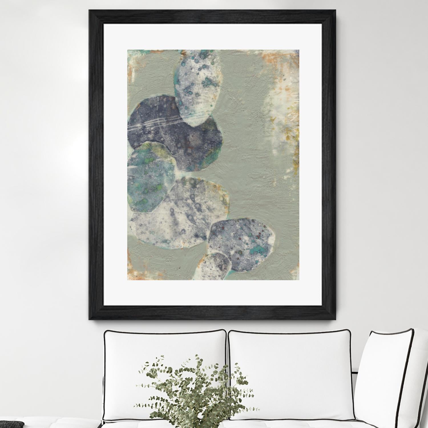 Rock Formations II by Jennifer Goldberger on GIANT ART - green abstract