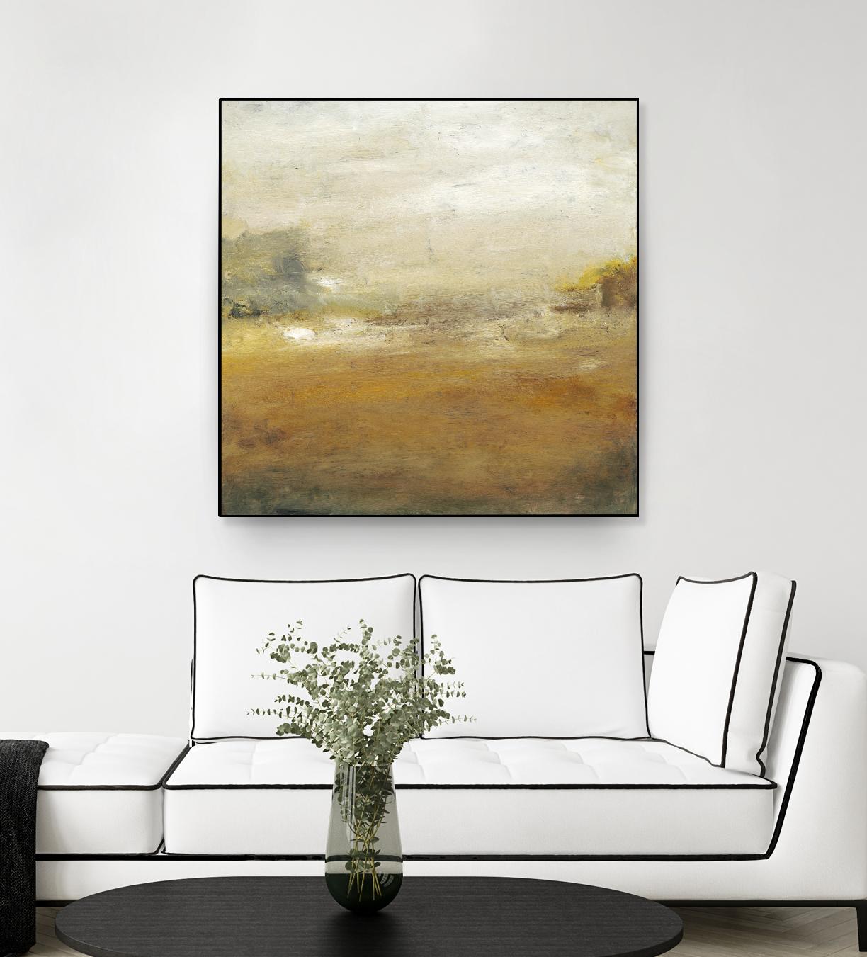 Along the Island II by Sharon Gordon on GIANT ART - yellow sea scene