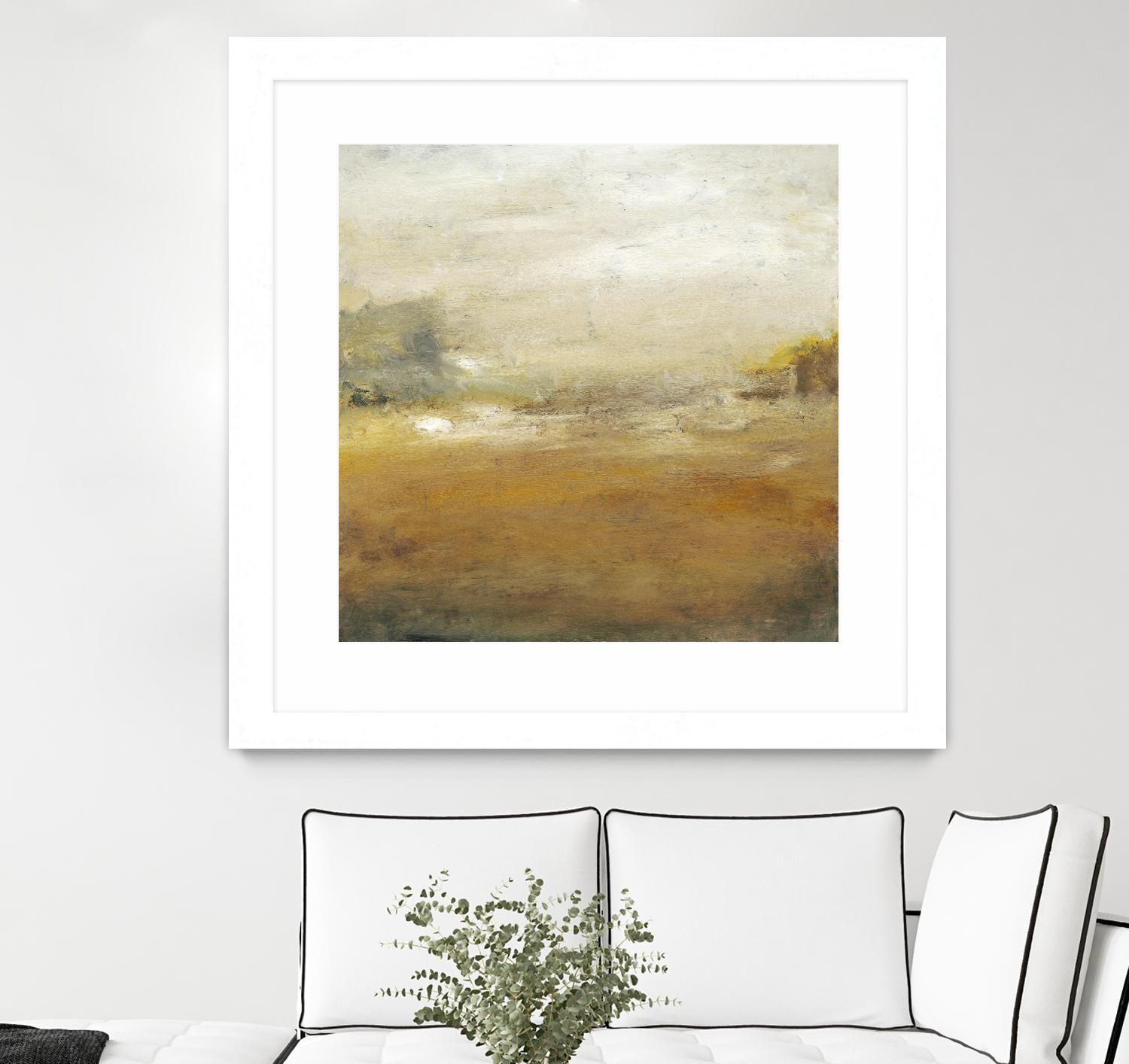 Along the Island II by Sharon Gordon on GIANT ART - yellow sea scene