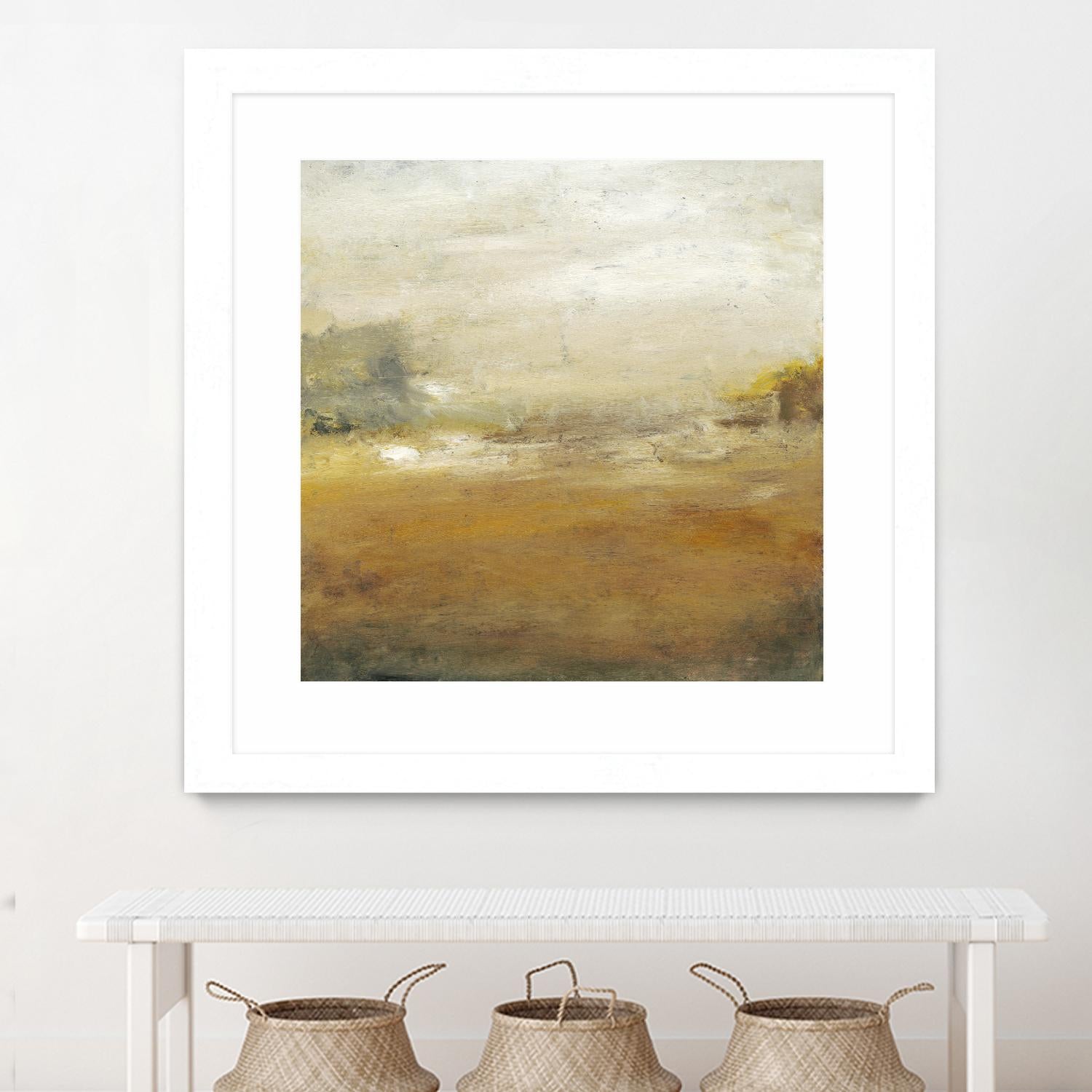 Along the Island II by Sharon Gordon on GIANT ART - yellow sea scene