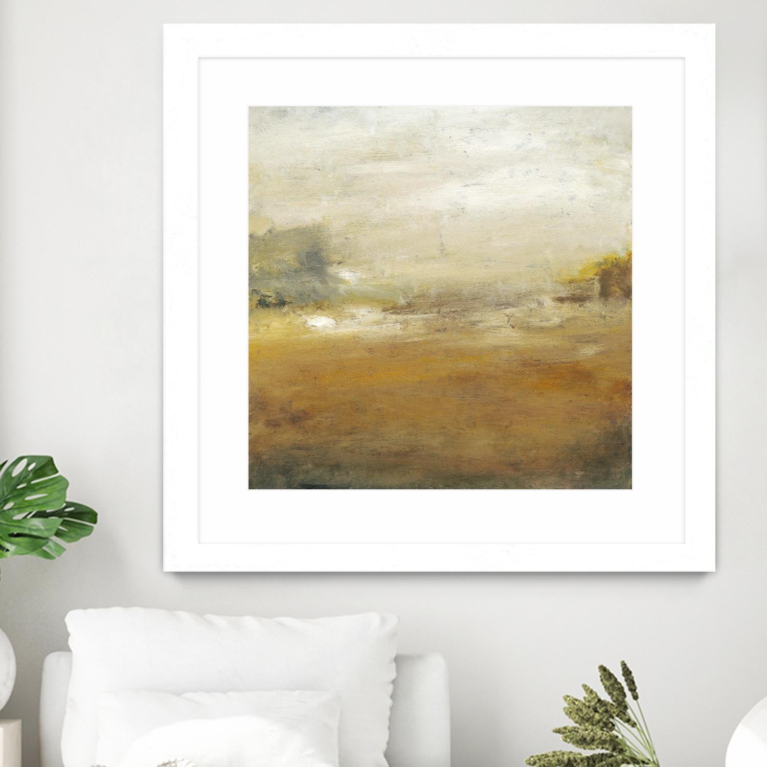 Along the Island II by Sharon Gordon on GIANT ART - yellow sea scene