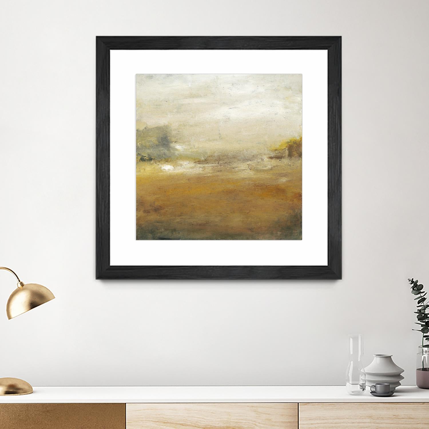 Along the Island II by Sharon Gordon on GIANT ART - yellow sea scene