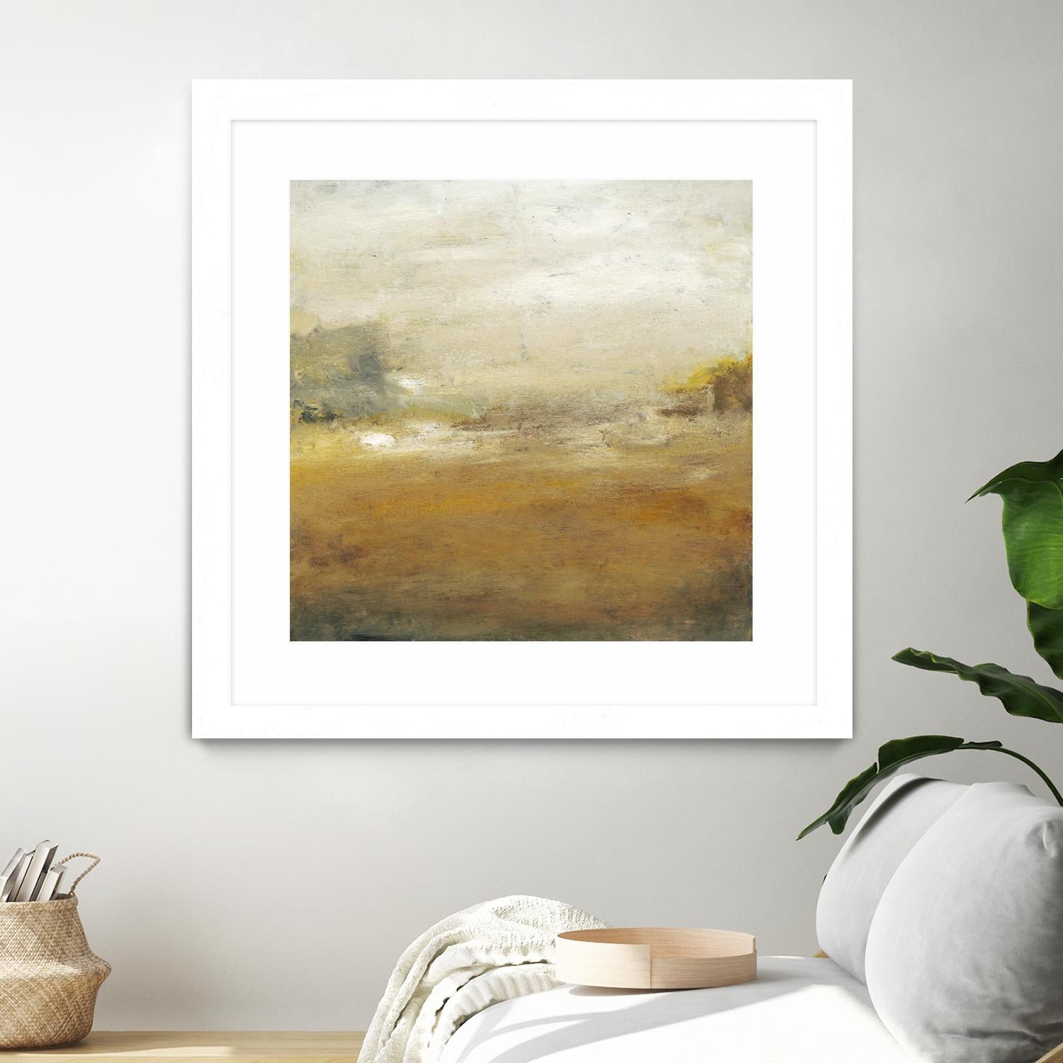 Along the Island II by Sharon Gordon on GIANT ART - yellow sea scene