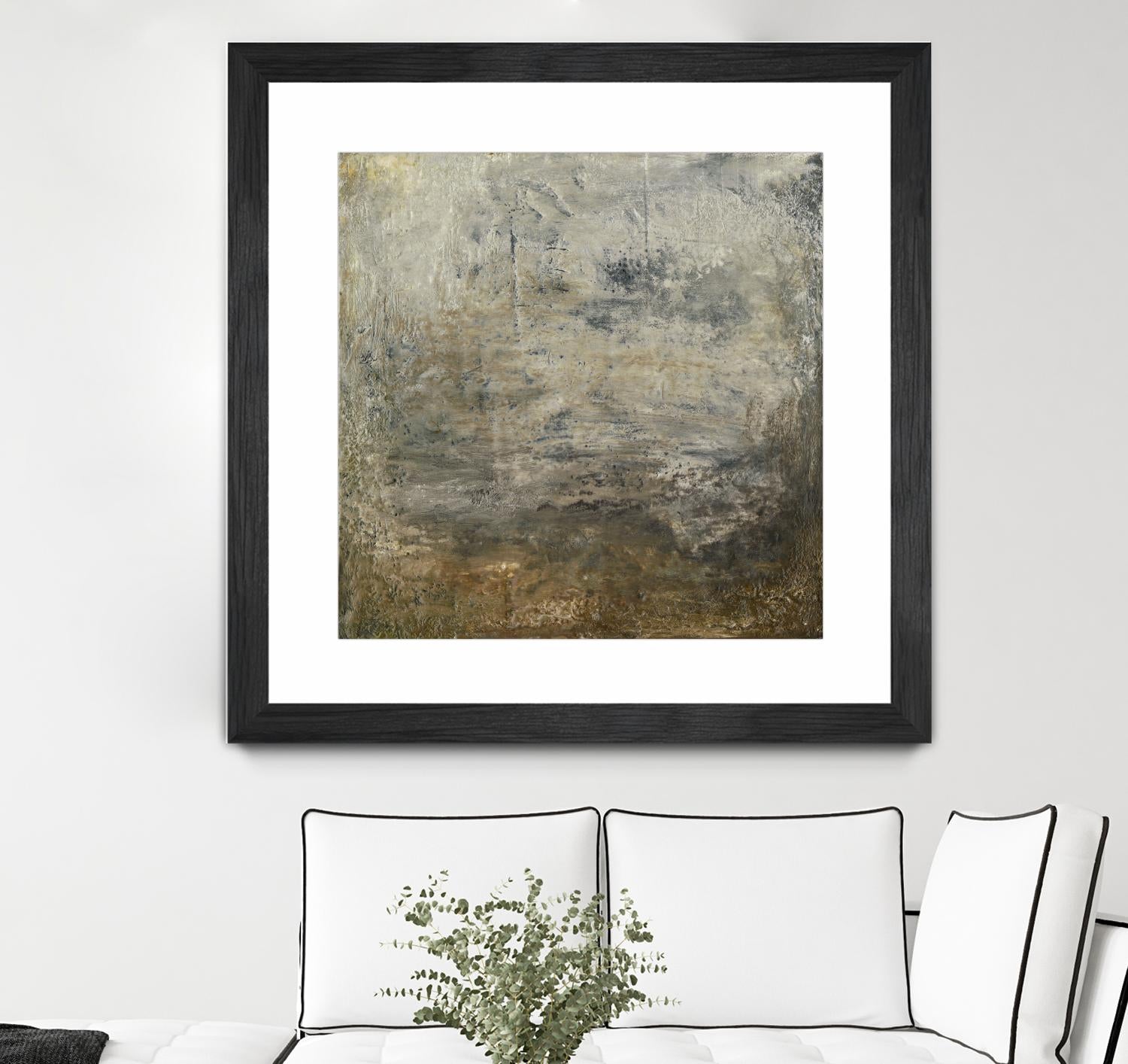 Quiet Marsh I by Sharon Gordon on GIANT ART - brown abstract