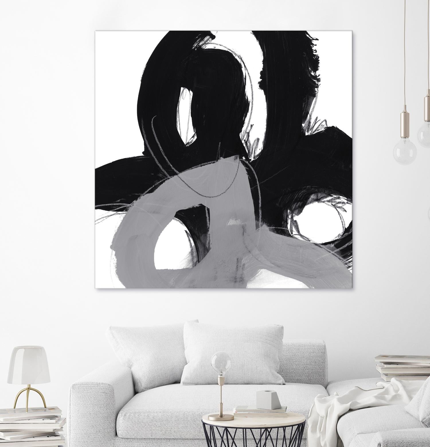 Monochrome II by June Erica Vess on GIANT ART - abstract