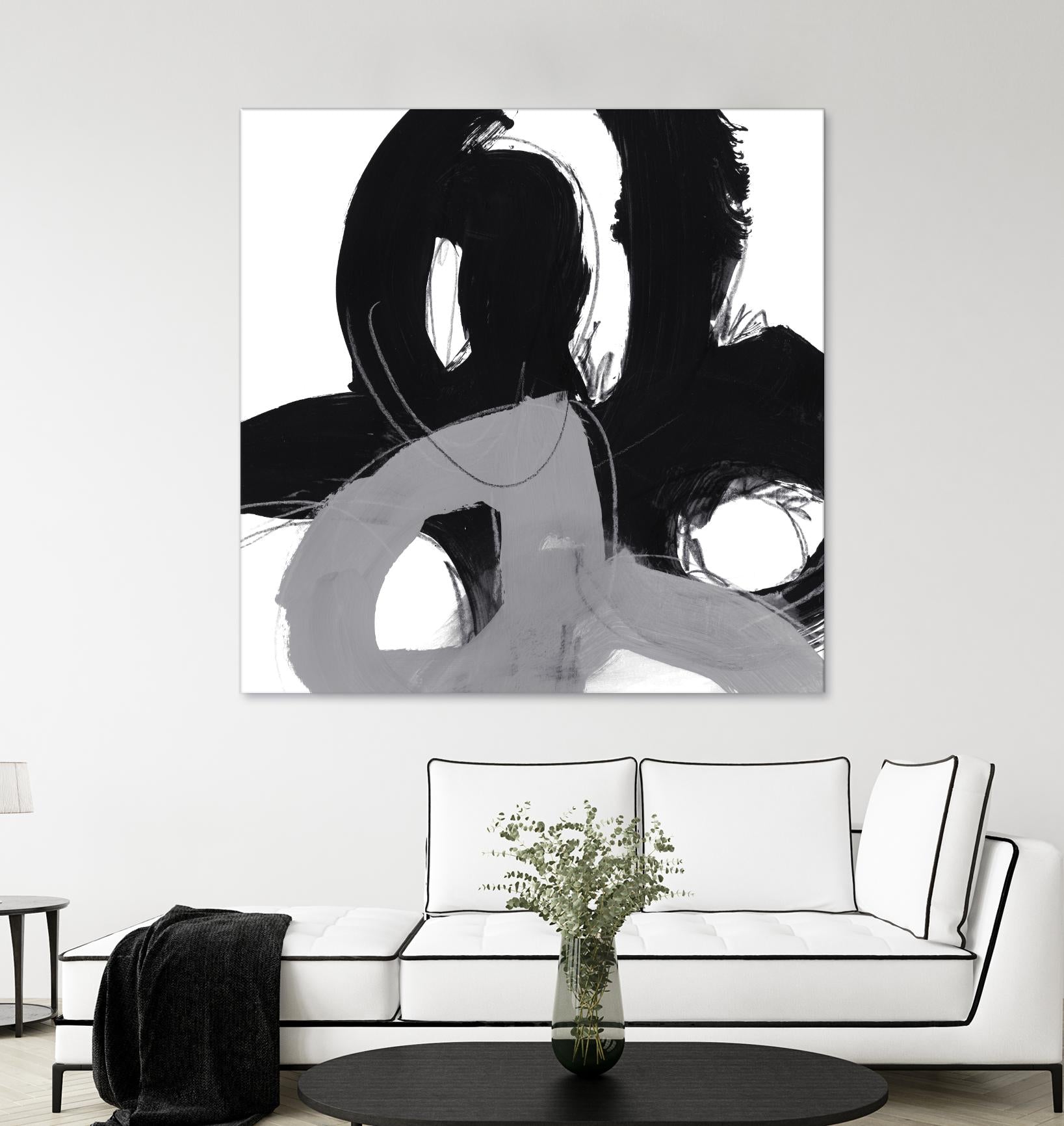 Monochrome II by June Erica Vess on GIANT ART - abstract