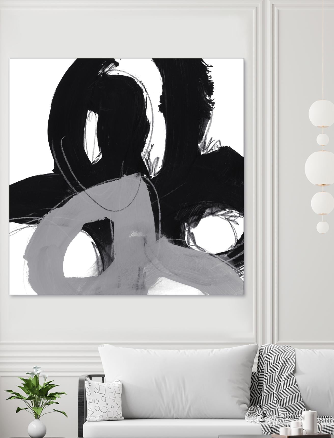 Monochrome II by June Erica Vess on GIANT ART - abstract