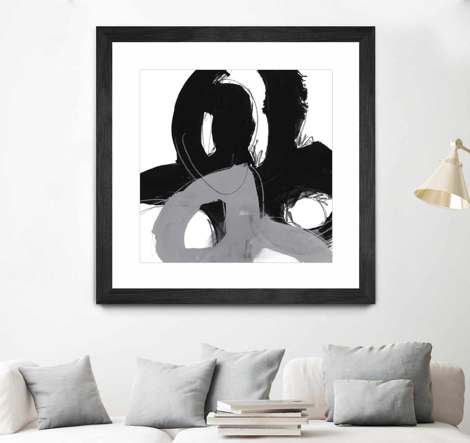 Monochrome II by June Erica Vess on GIANT ART - abstract