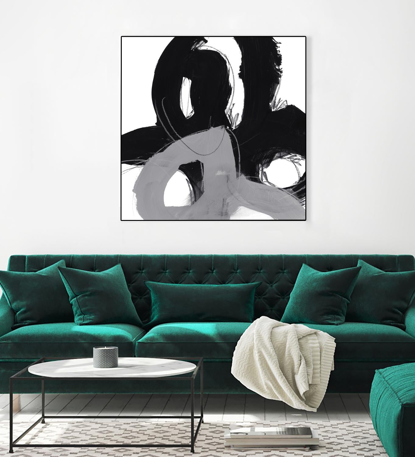Monochrome II by June Erica Vess on GIANT ART - abstract