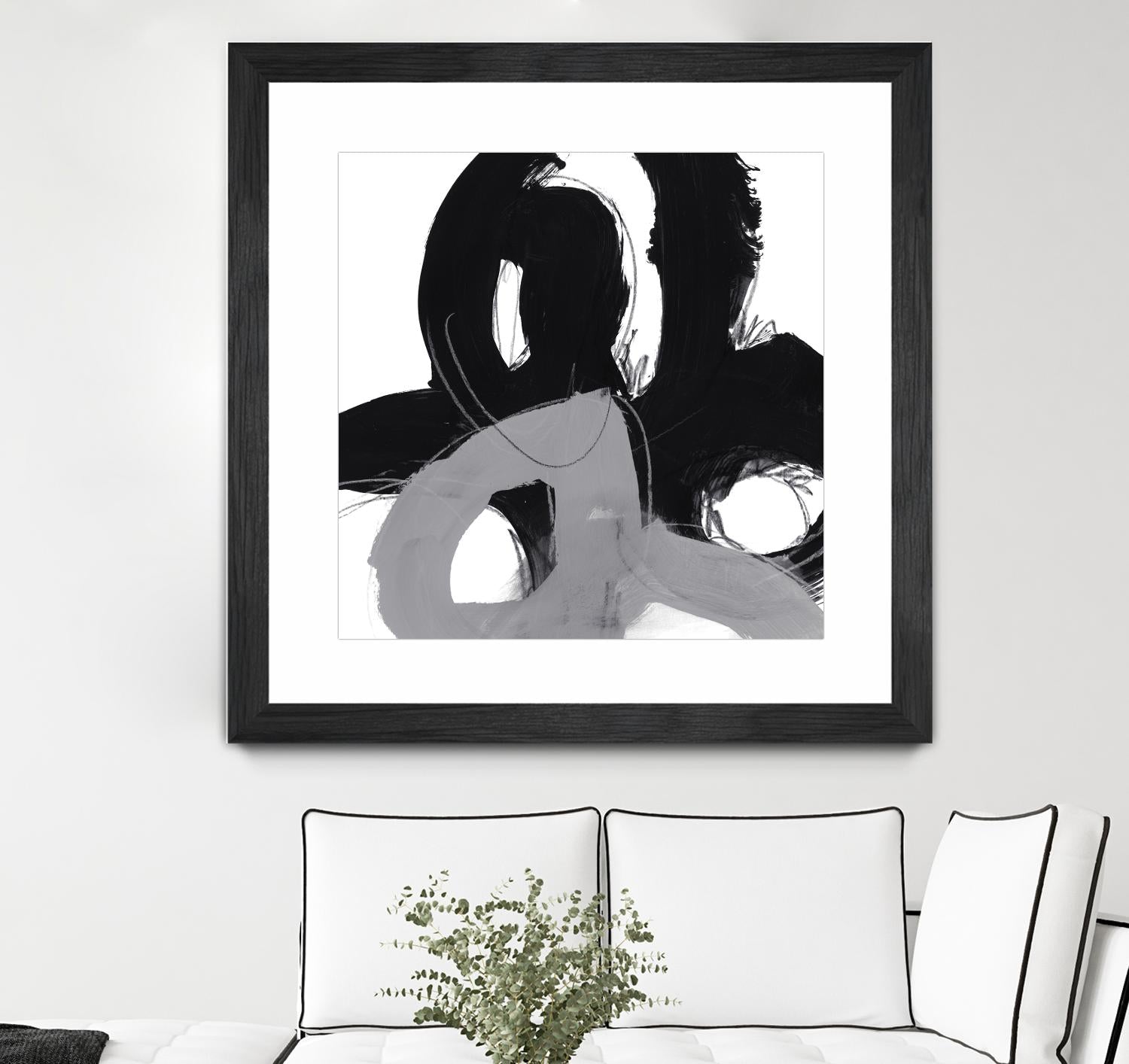 Monochrome II by June Erica Vess on GIANT ART - abstract