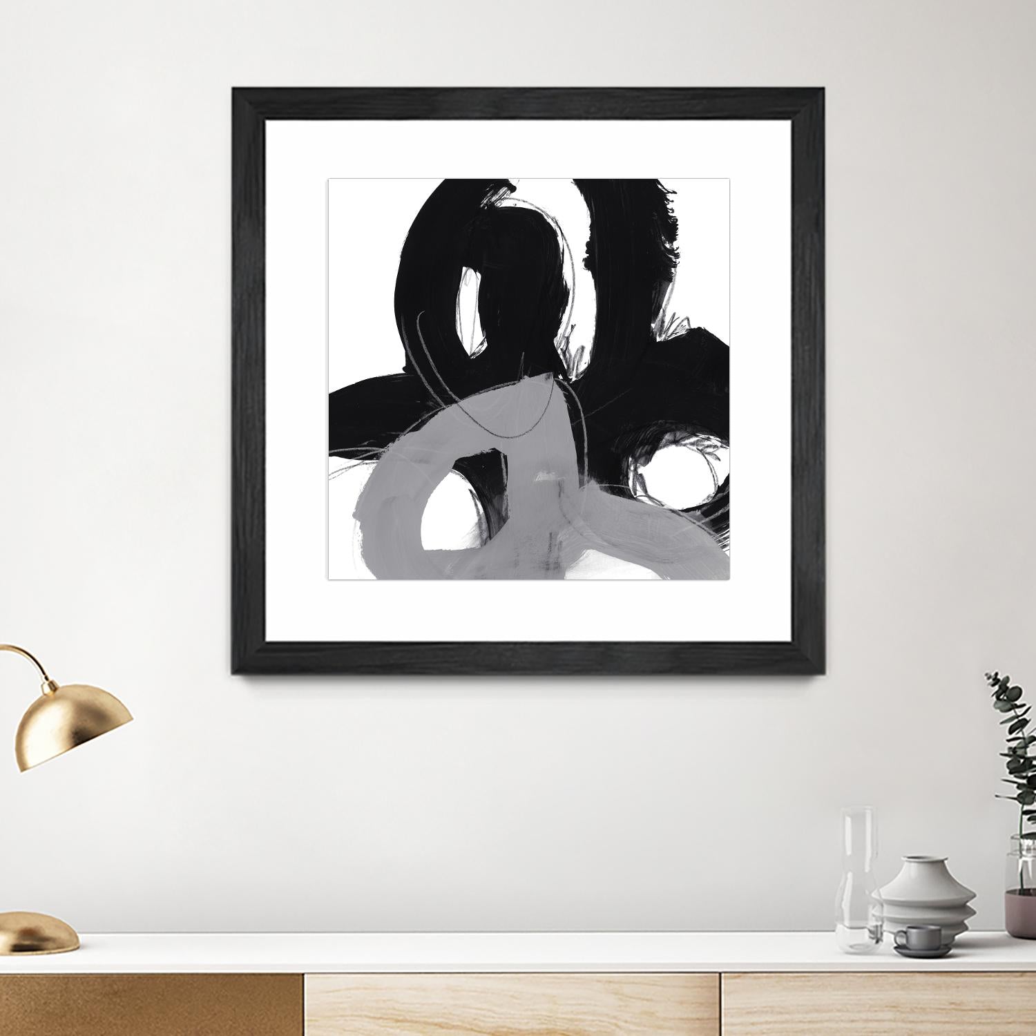 Monochrome II by June Erica Vess on GIANT ART - abstract