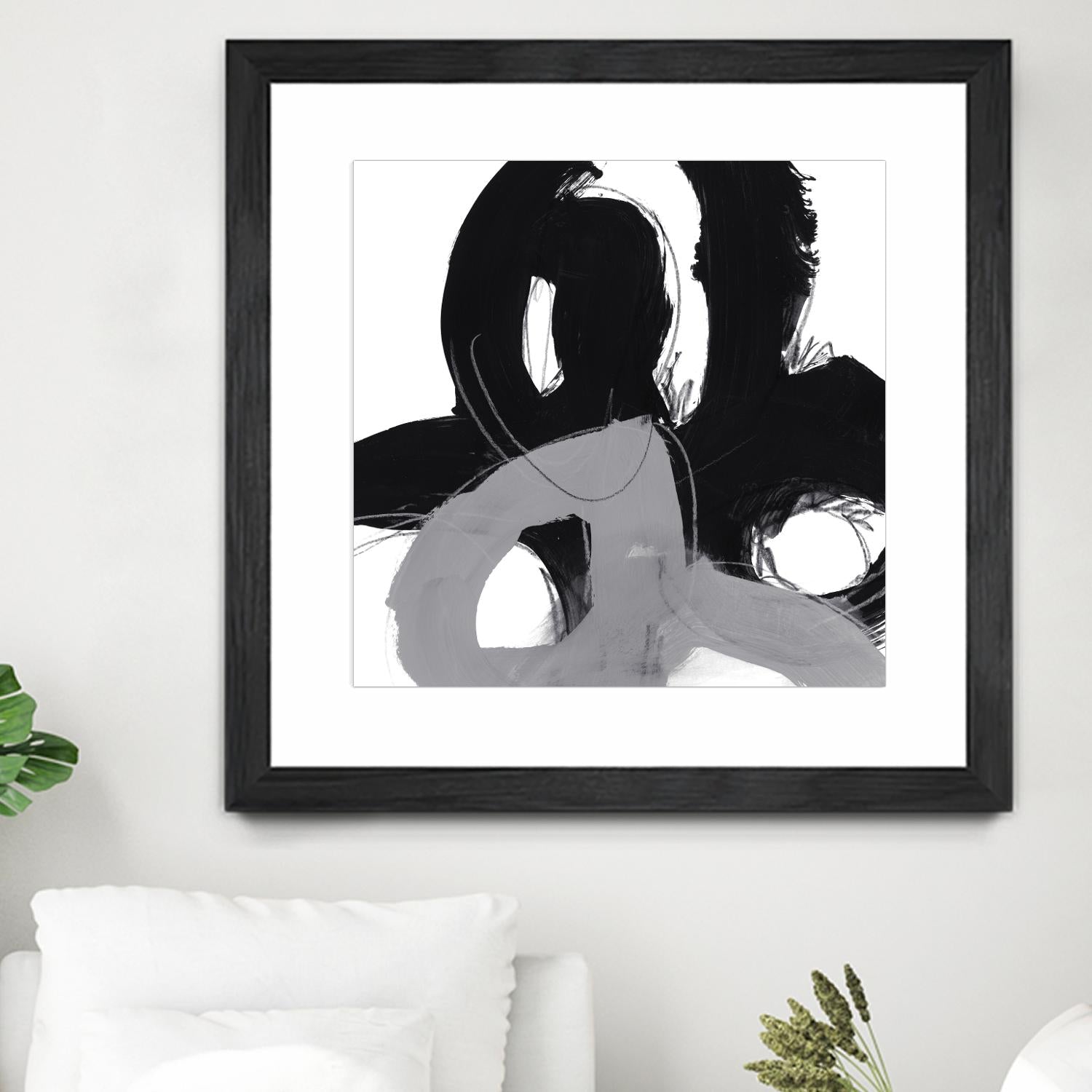 Monochrome II by June Erica Vess on GIANT ART - abstract