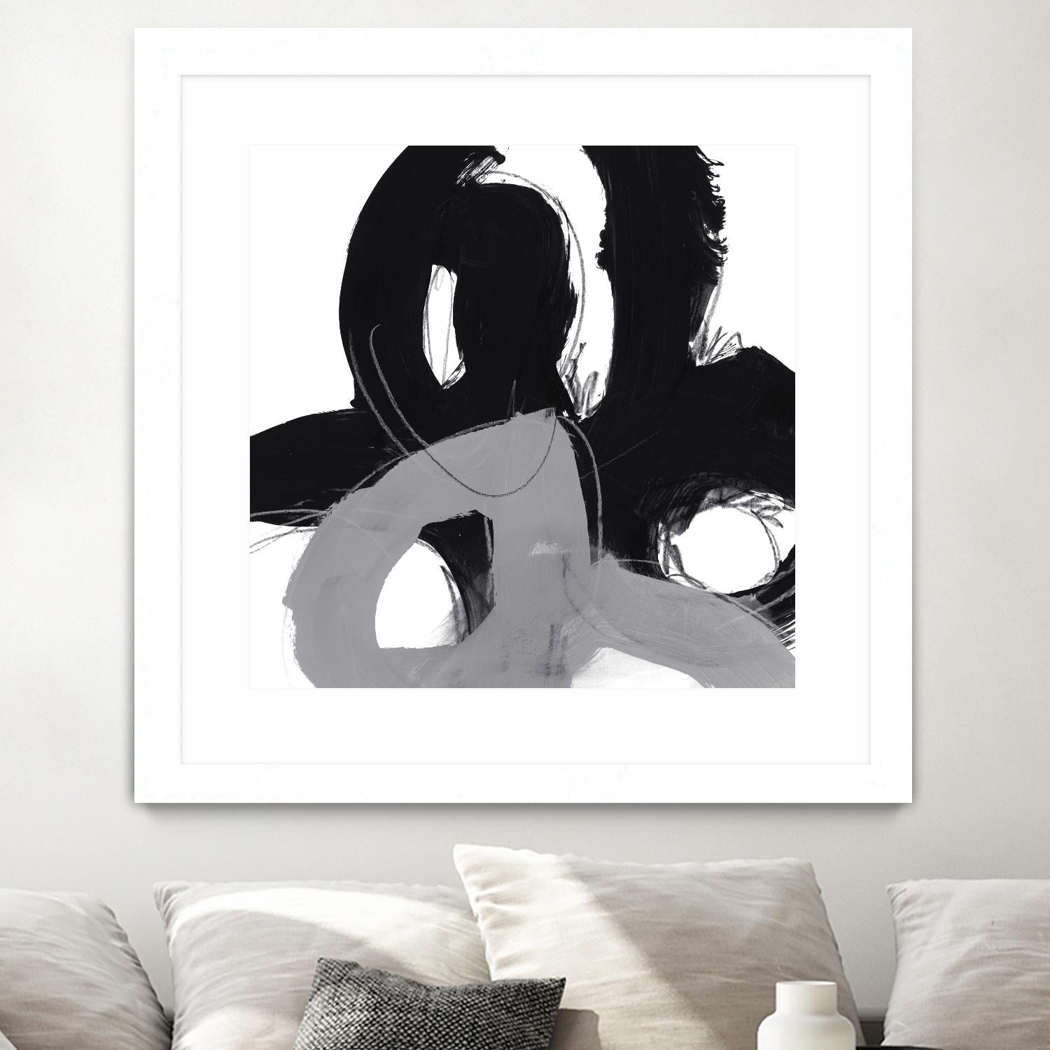 Monochrome II by June Erica Vess on GIANT ART - abstract