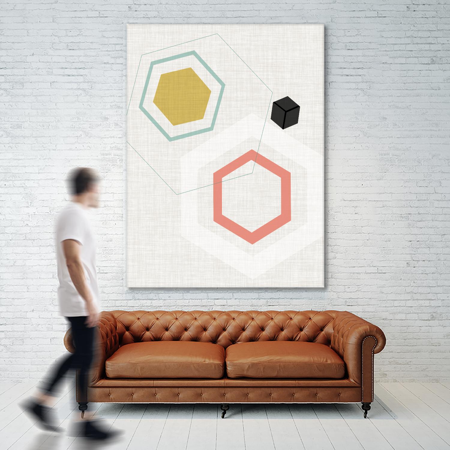 Mod Geometry II by Jarman Fagalde on GIANT ART - abstract