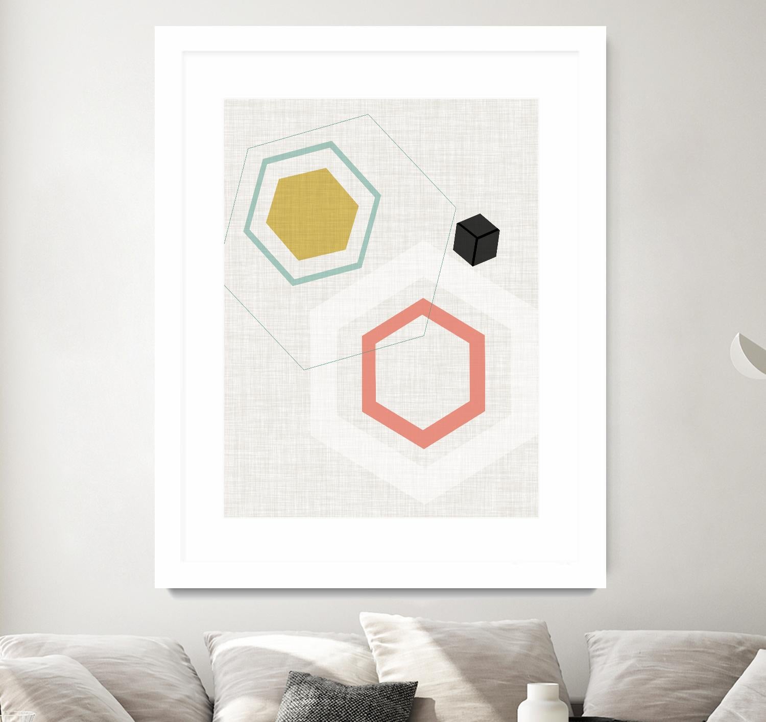 Mod Geometry II by Jarman Fagalde on GIANT ART - abstract