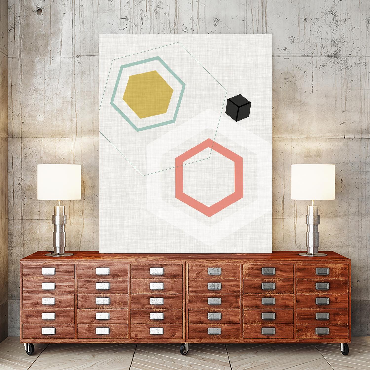 Mod Geometry II by Jarman Fagalde on GIANT ART - abstract