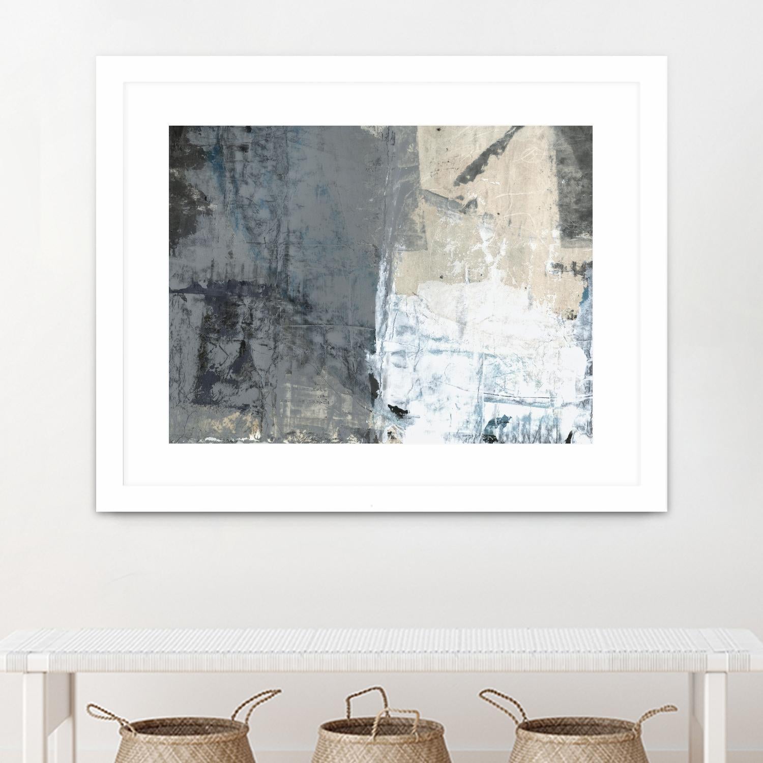 Shades of Grey I by Elena Ray on GIANT ART - abstract