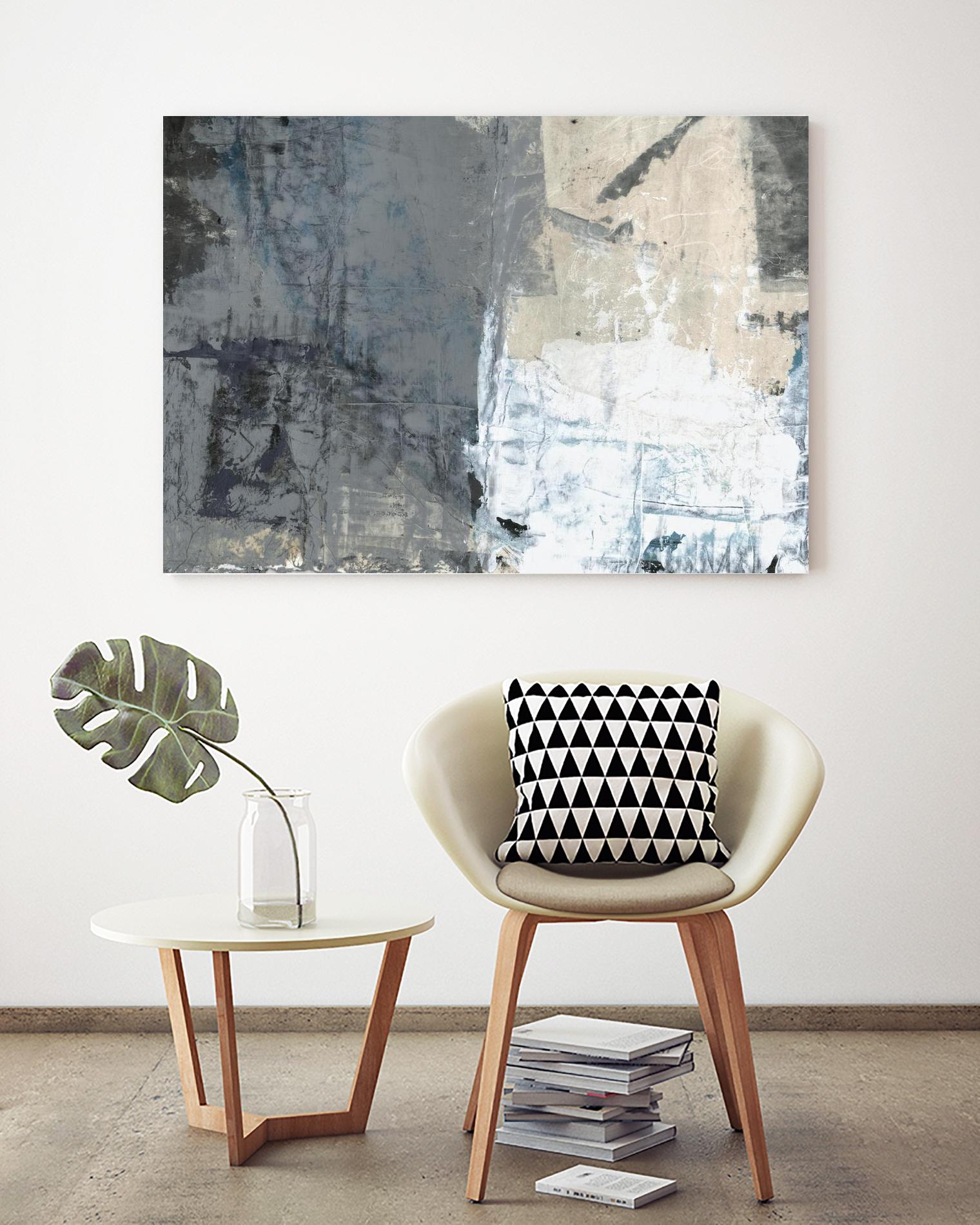 Shades of Grey I by Elena Ray on GIANT ART - abstract