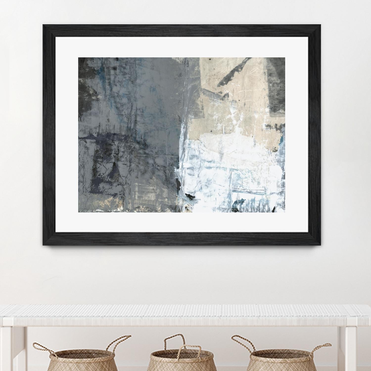 Shades of Grey I by Elena Ray on GIANT ART - abstract