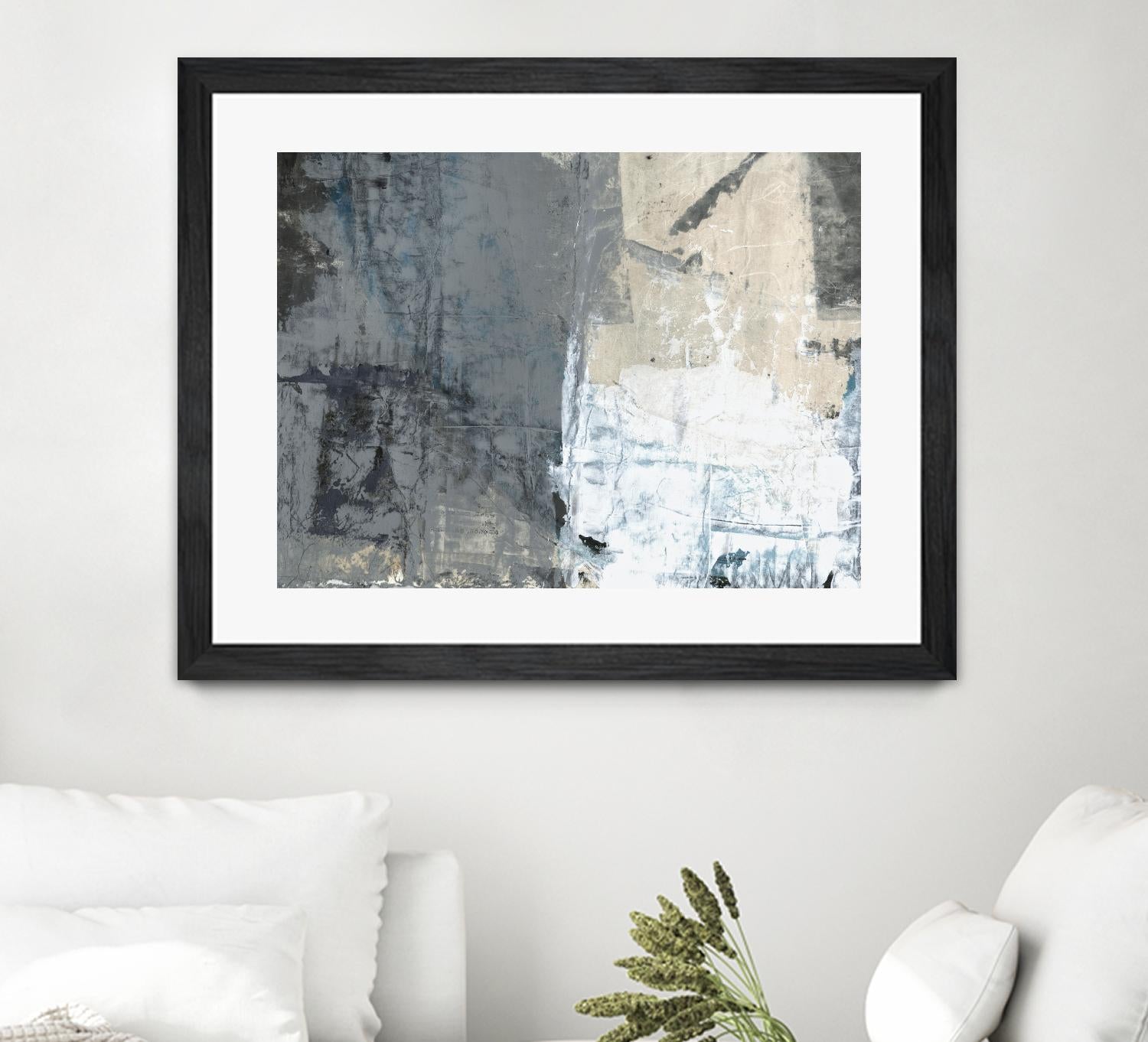 Shades of Grey I by Elena Ray on GIANT ART - abstract