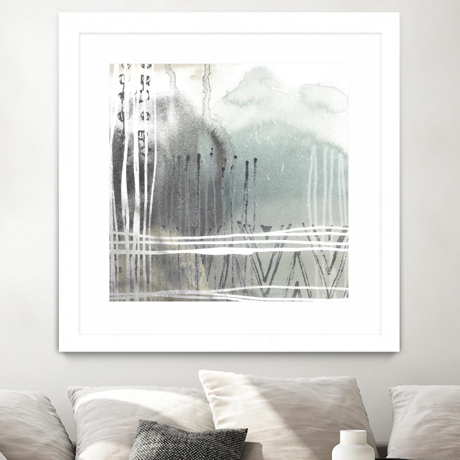 Blue Ridge I by June Erica Vess on GIANT ART - blue abstract