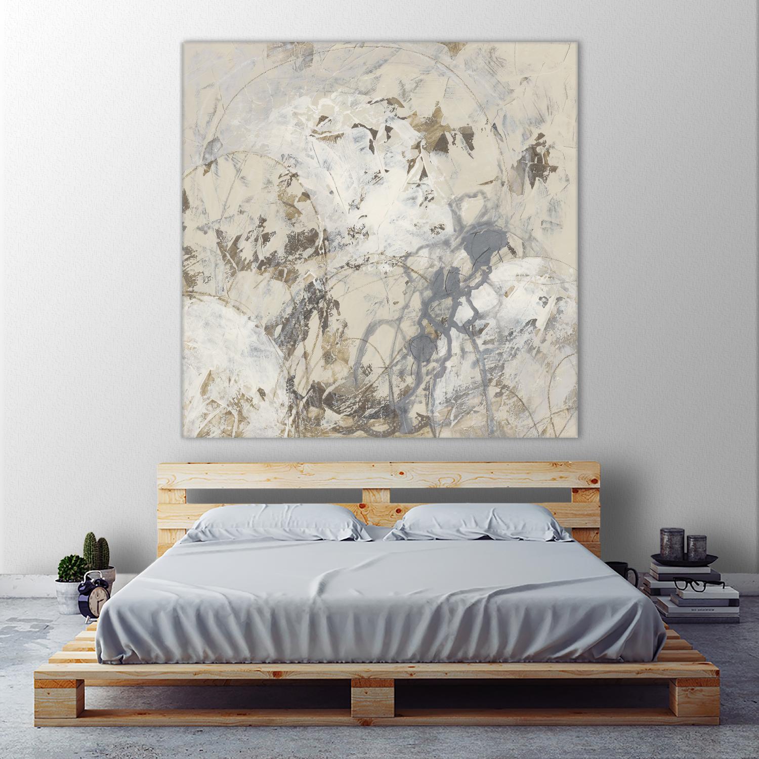 Impasto Gesture I by June Erica Vess on GIANT ART - brown abstract