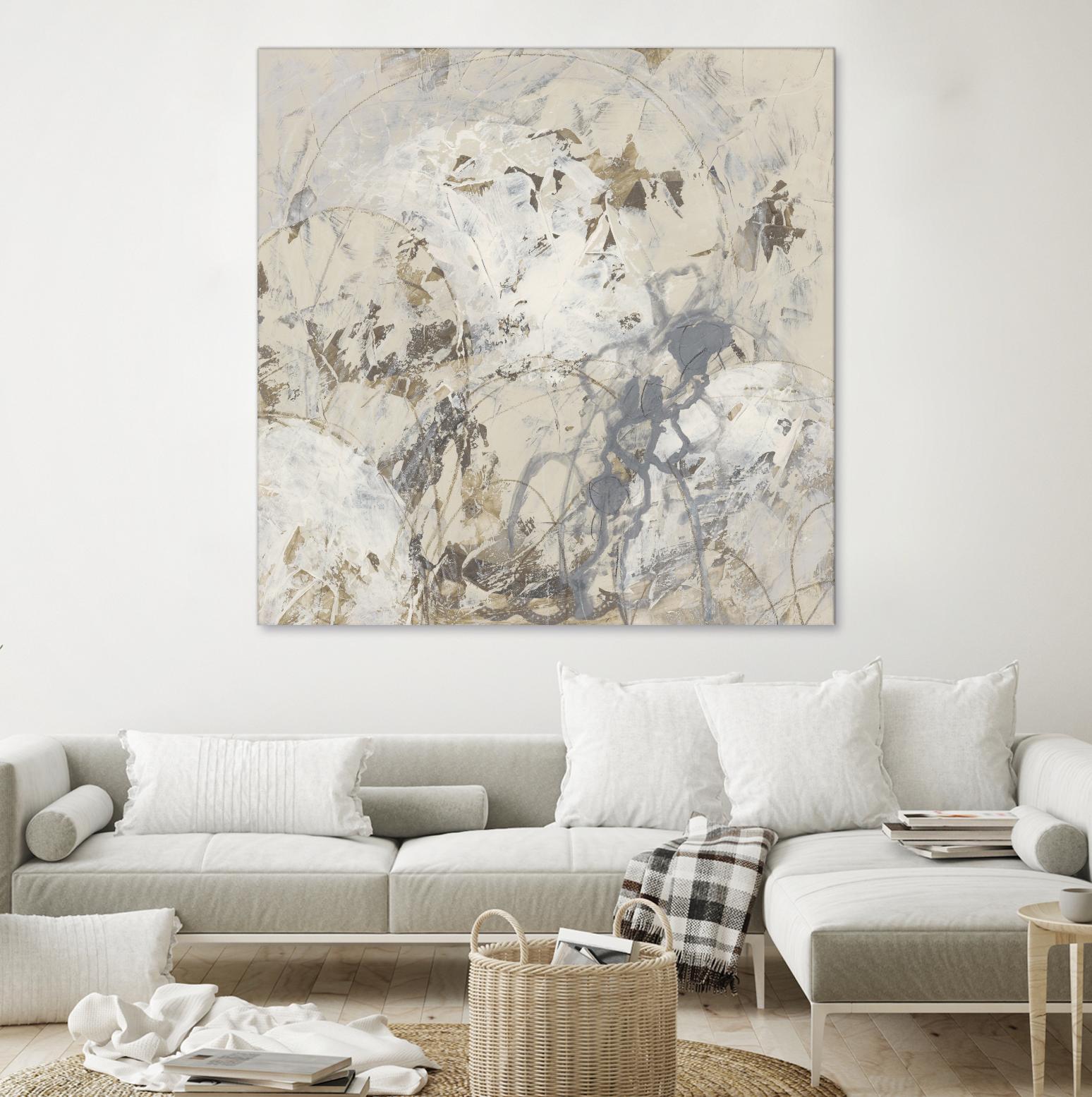 Impasto Gesture I by June Erica Vess on GIANT ART - brown abstract