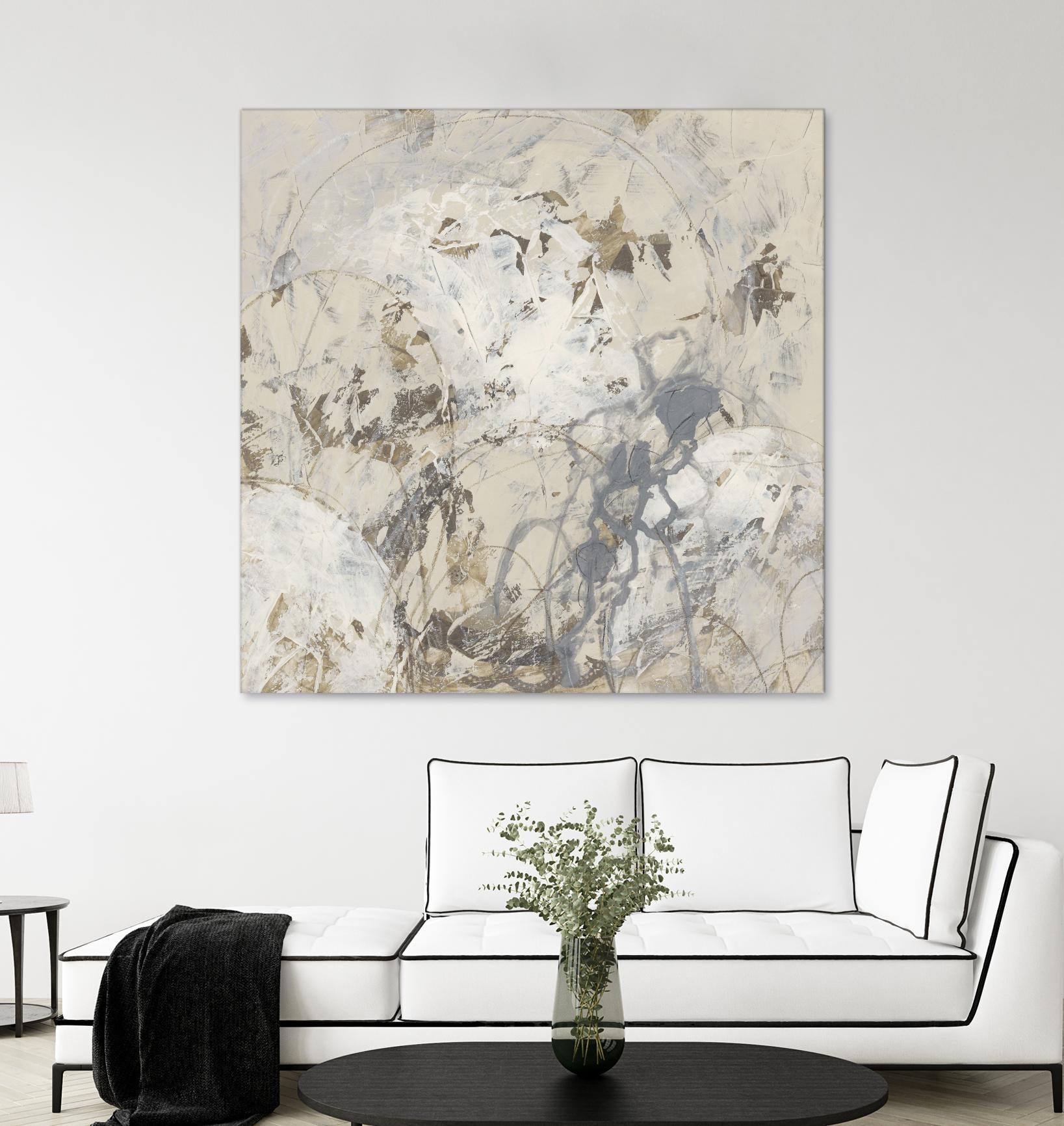 Impasto Gesture I by June Erica Vess on GIANT ART - brown abstract