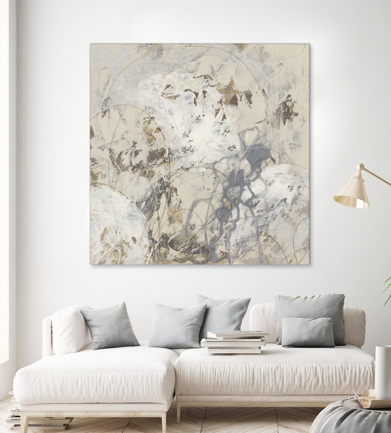 Impasto Gesture I by June Erica Vess on GIANT ART - brown abstract