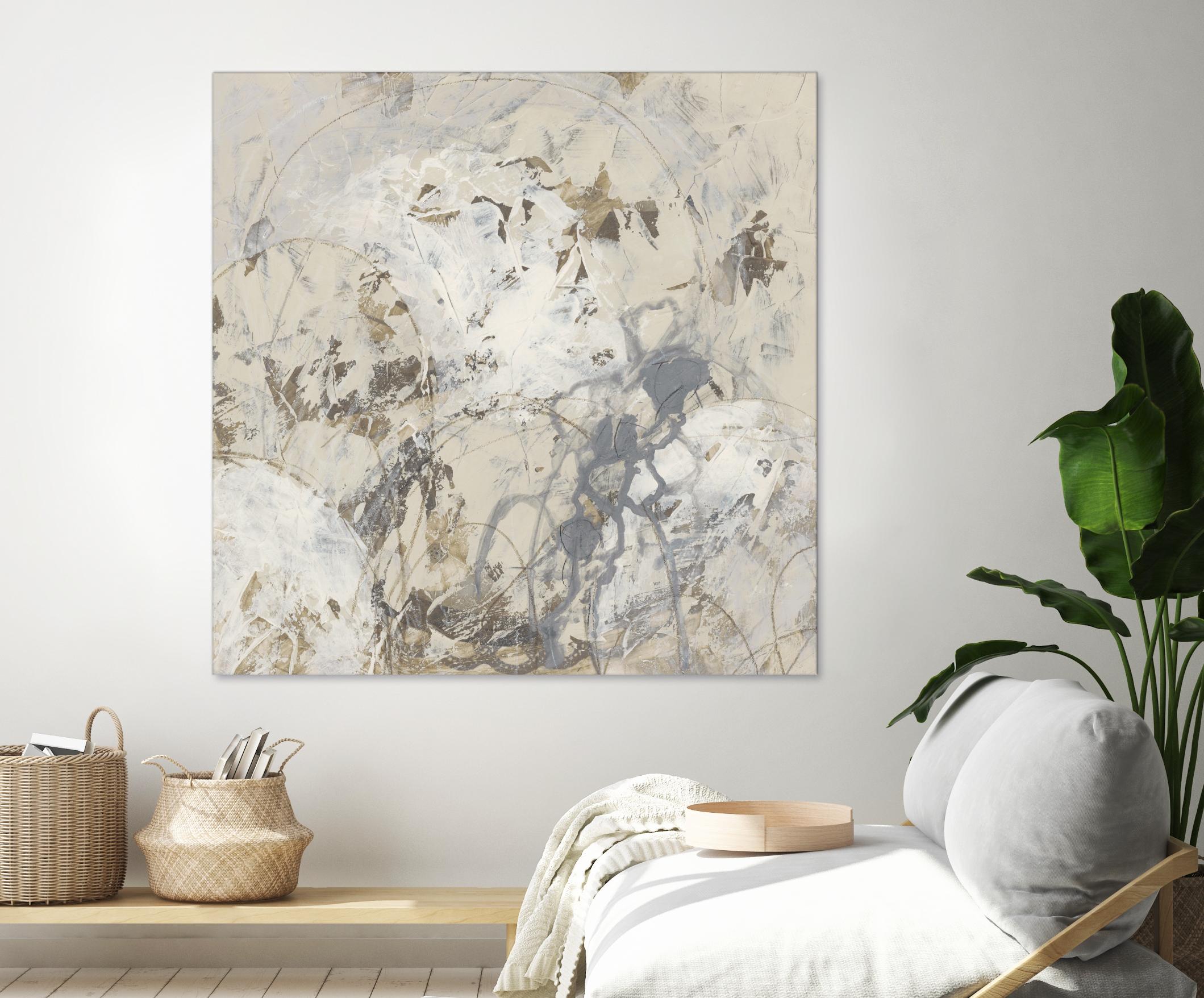 Impasto Gesture I by June Erica Vess on GIANT ART - brown abstract