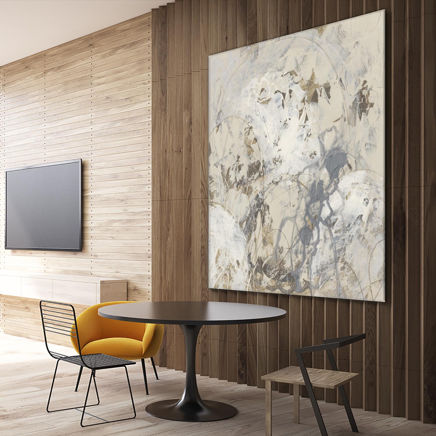 Impasto Gesture I by June Erica Vess on GIANT ART - brown abstract