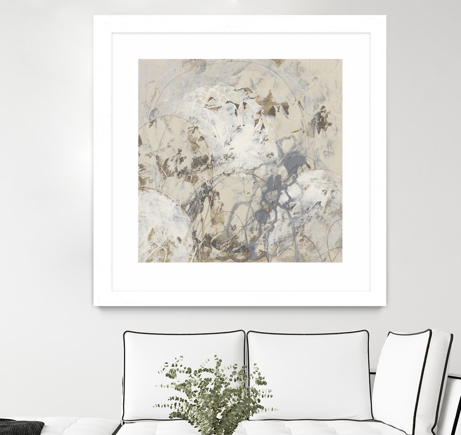 Impasto Gesture I by June Erica Vess on GIANT ART - brown abstract