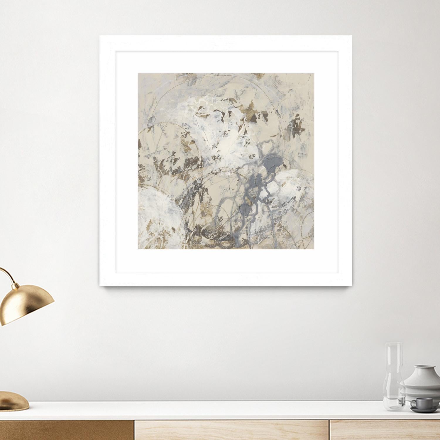 Impasto Gesture I by June Erica Vess on GIANT ART - brown abstract