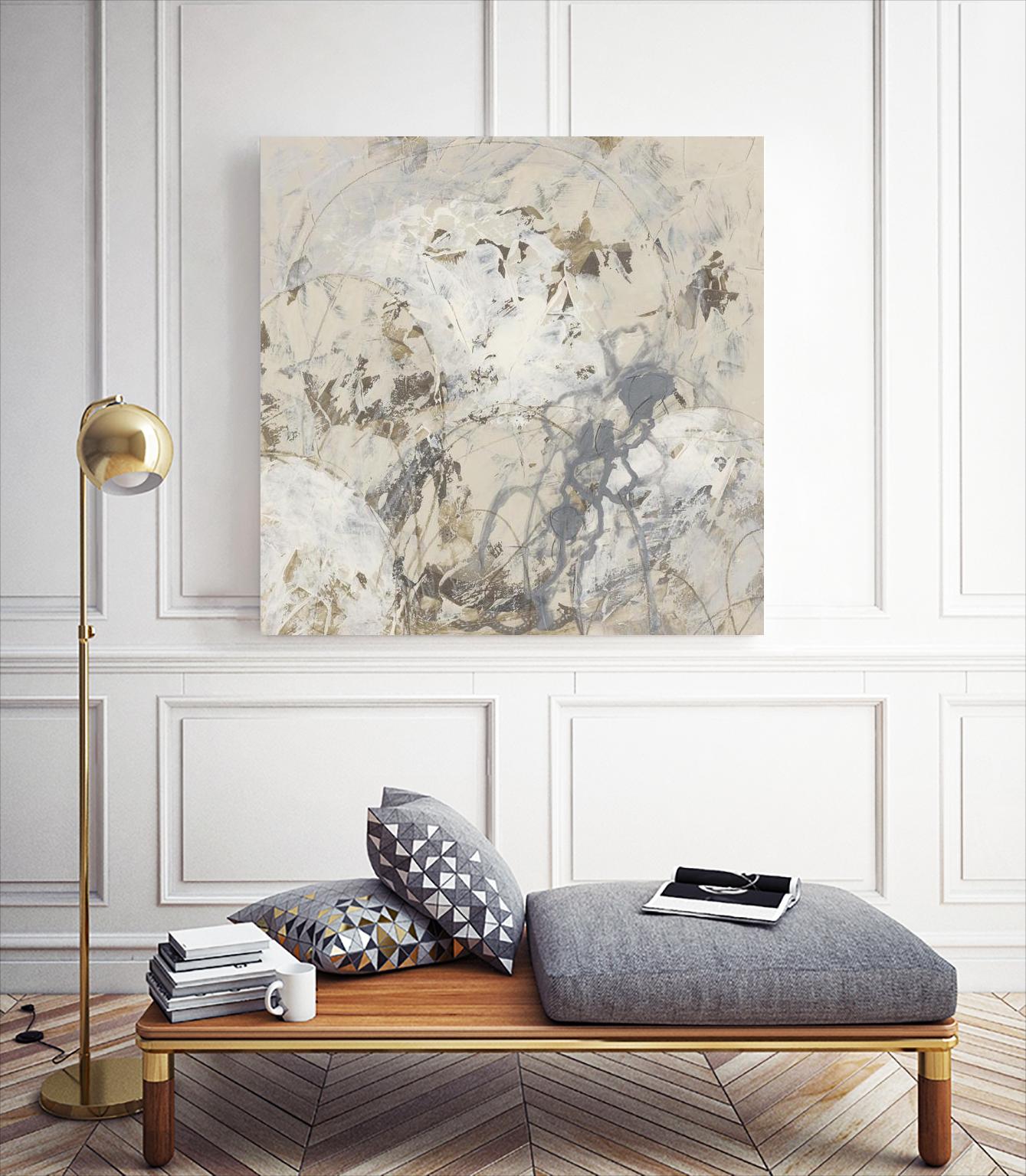 Impasto Gesture I by June Erica Vess on GIANT ART - brown abstract