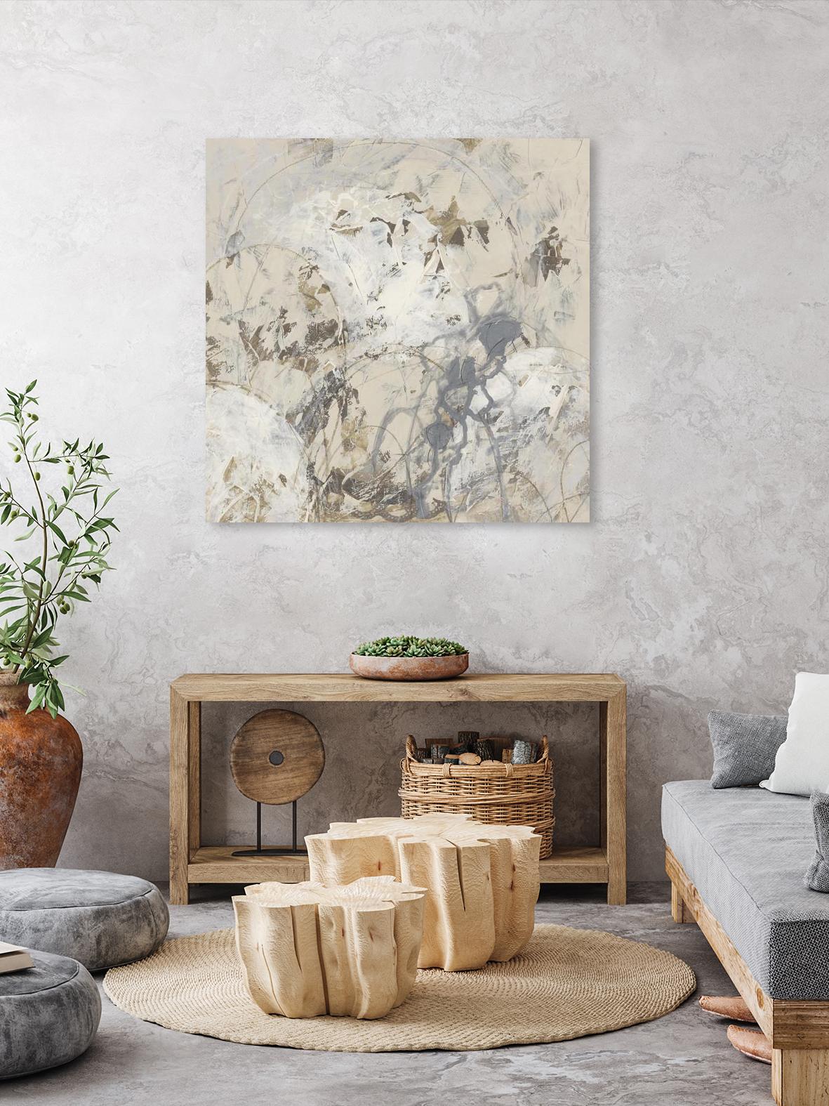 Impasto Gesture I by June Erica Vess on GIANT ART - brown abstract